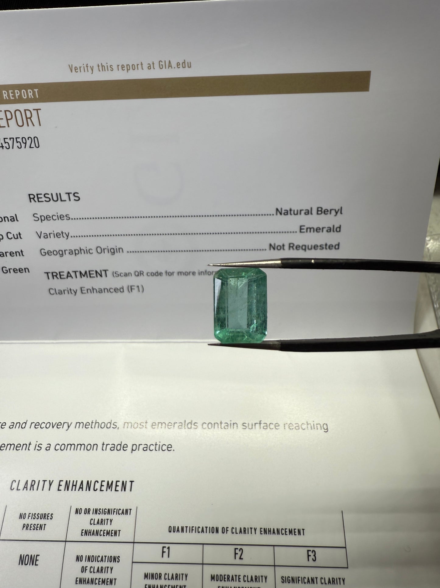 GIA Certified 2.94 Carat Natural Emerald – Step Cut Octagonal Loose Gemstone