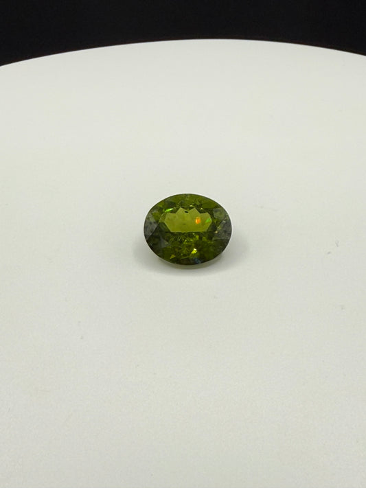 15.00 Carat Natural Arizona Peridot | Olive Green Large Oval Cut Loose Gemstone | 17x14x9 MM