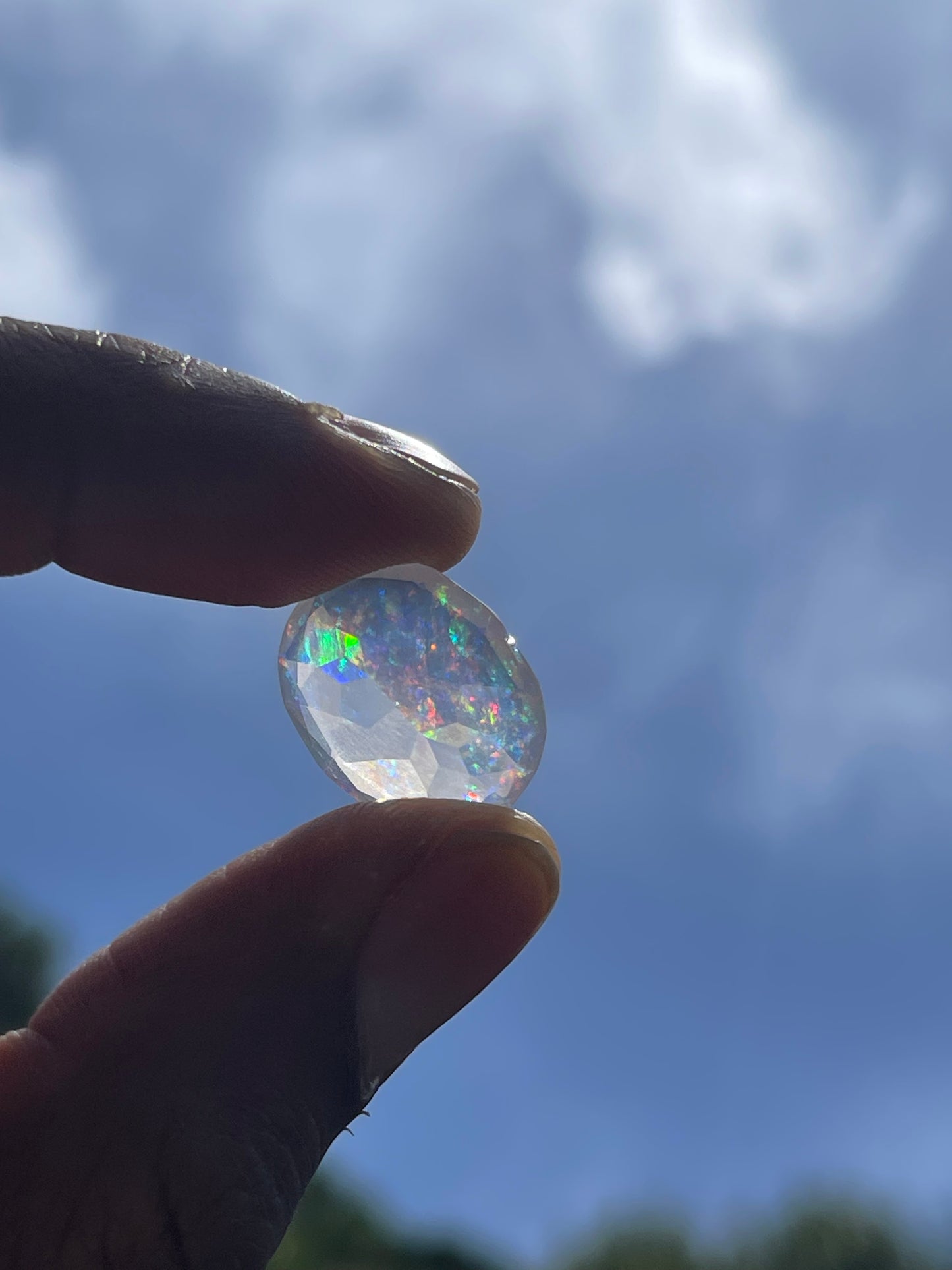 Stunning 11.65 Carat Natural Mexican Contra Luz Opal Oval Cut Loose Gemstone - 18.7 x 14.9 x 9.7 MM