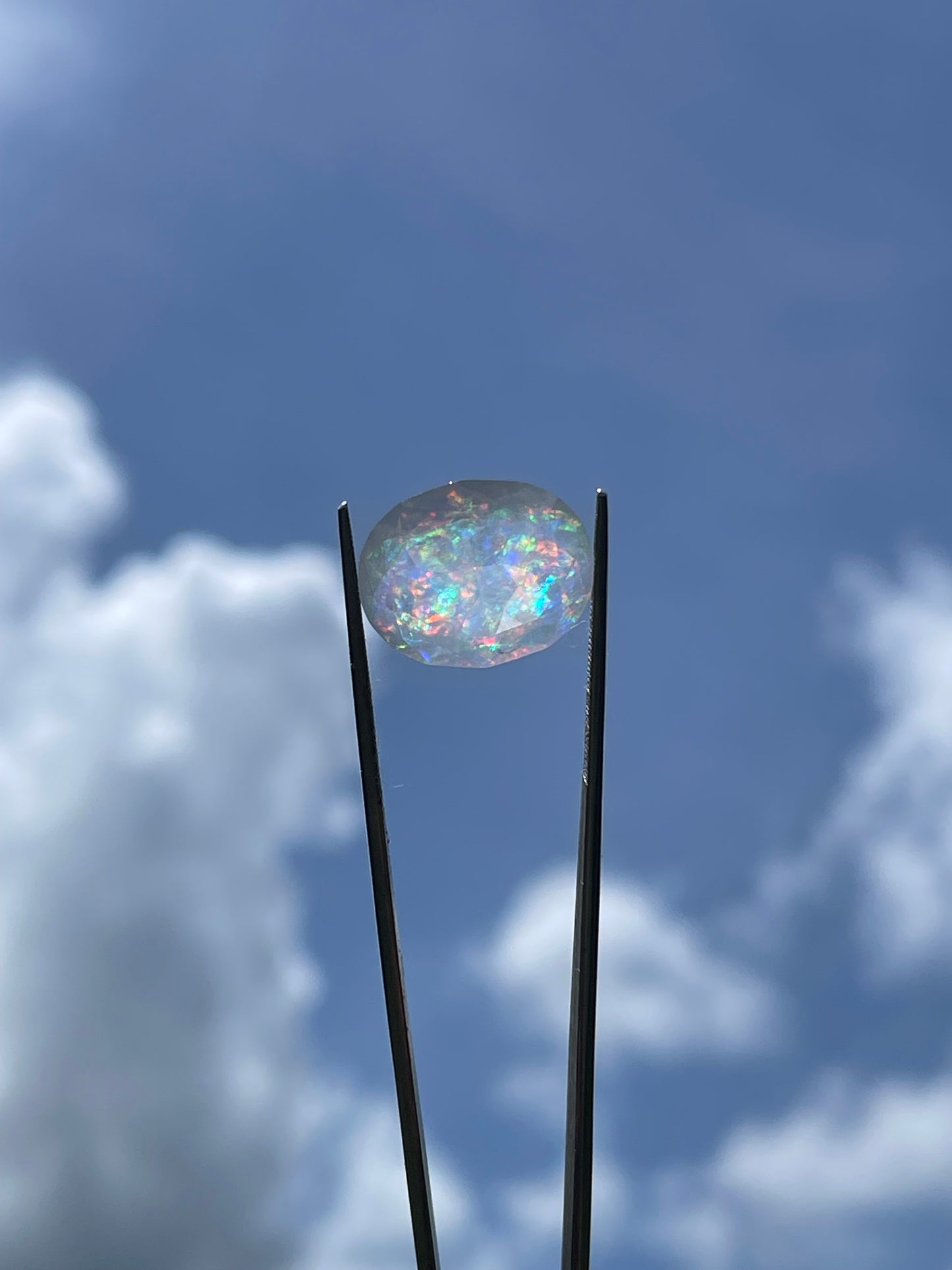 Stunning 11.65 Carat Natural Mexican Contra Luz Opal Oval Cut Loose Gemstone - 18.7 x 14.9 x 9.7 MM