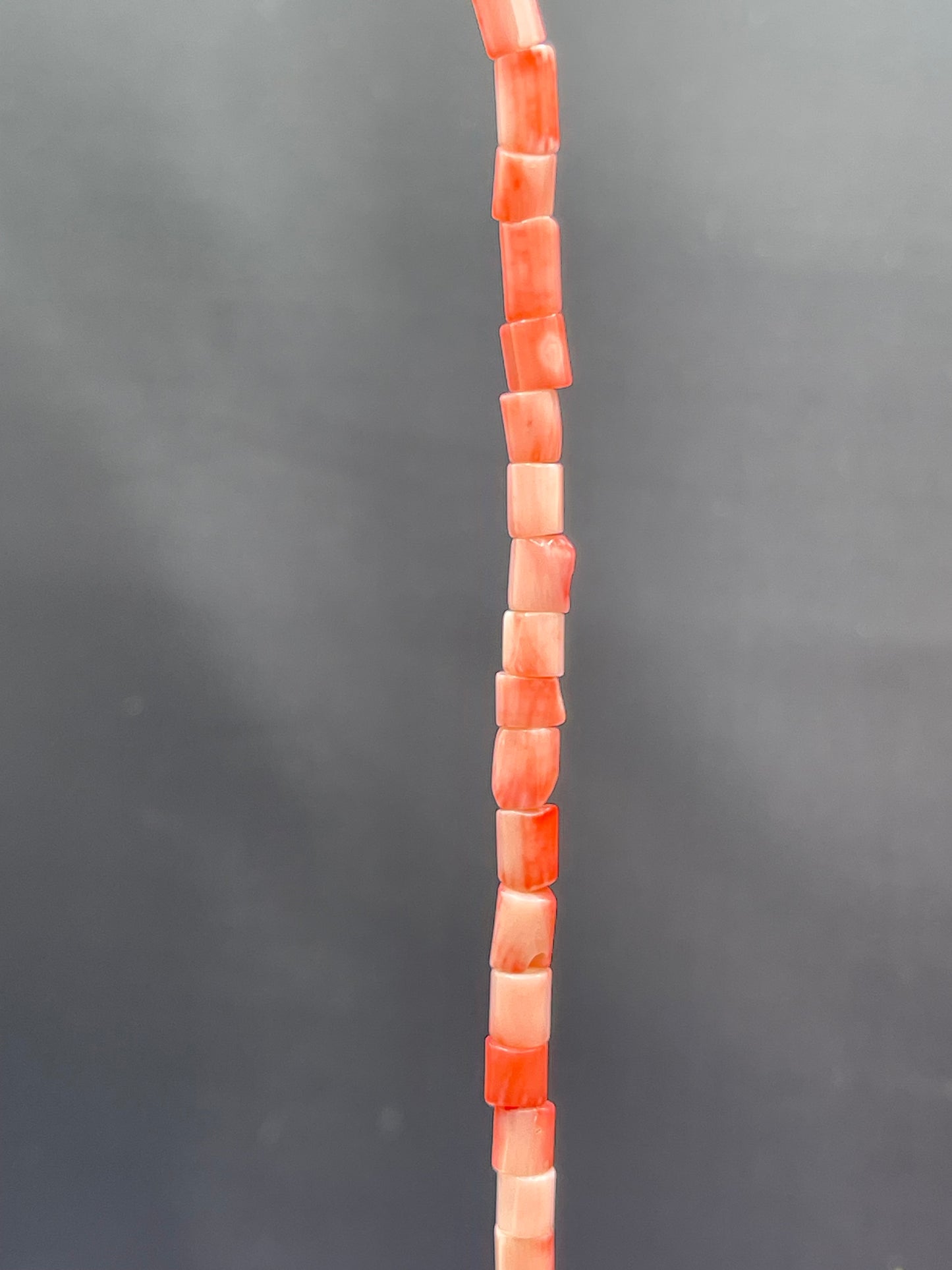 Rare Natural Italian Pink Angel Skin Coral Beads - 16 Inch Strand, 80 Carats