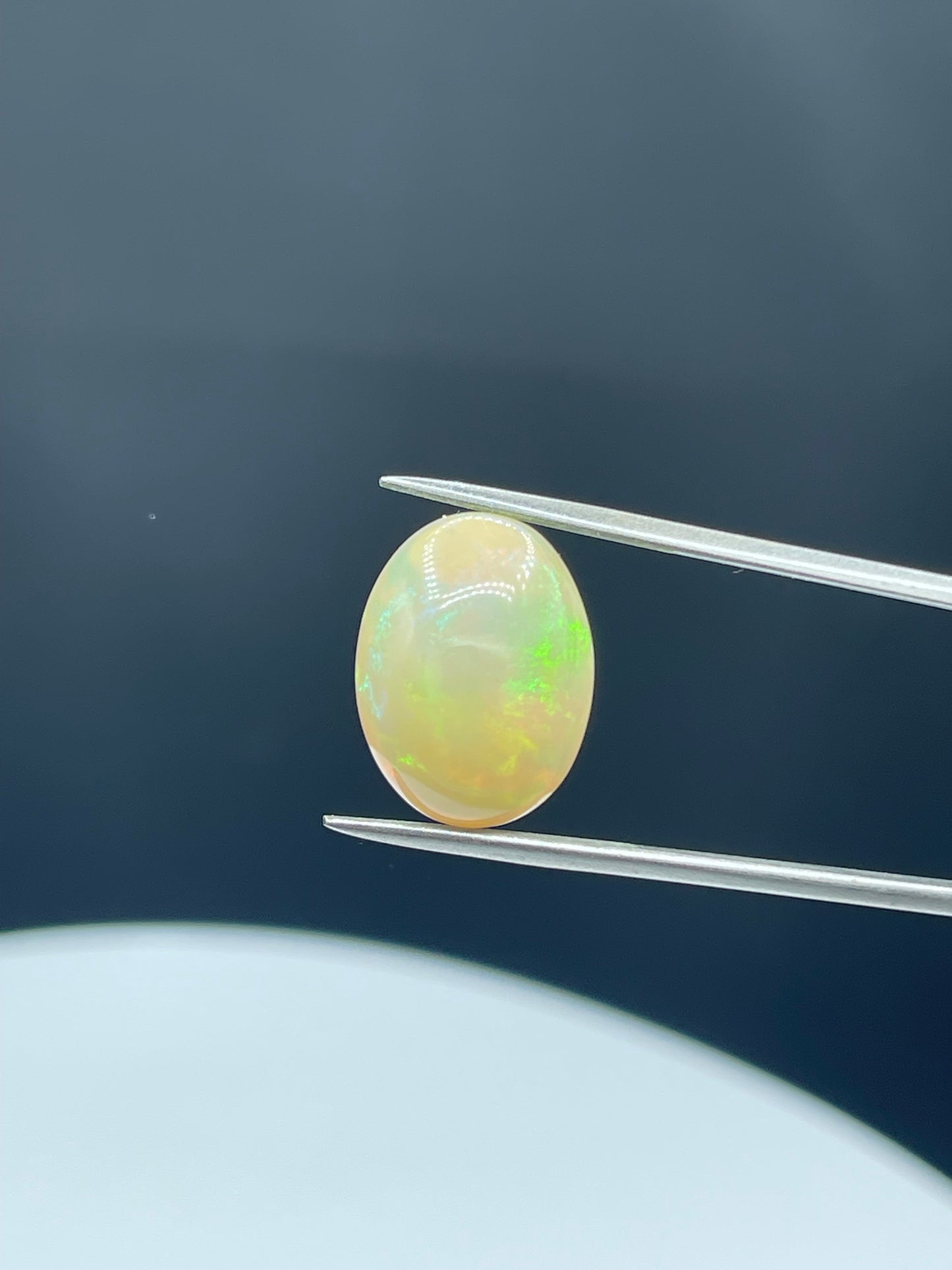8.81 Carat Natural Ethiopian Opal Cabochon Oval Cut Loose Gemstone (17x13x8 MM)