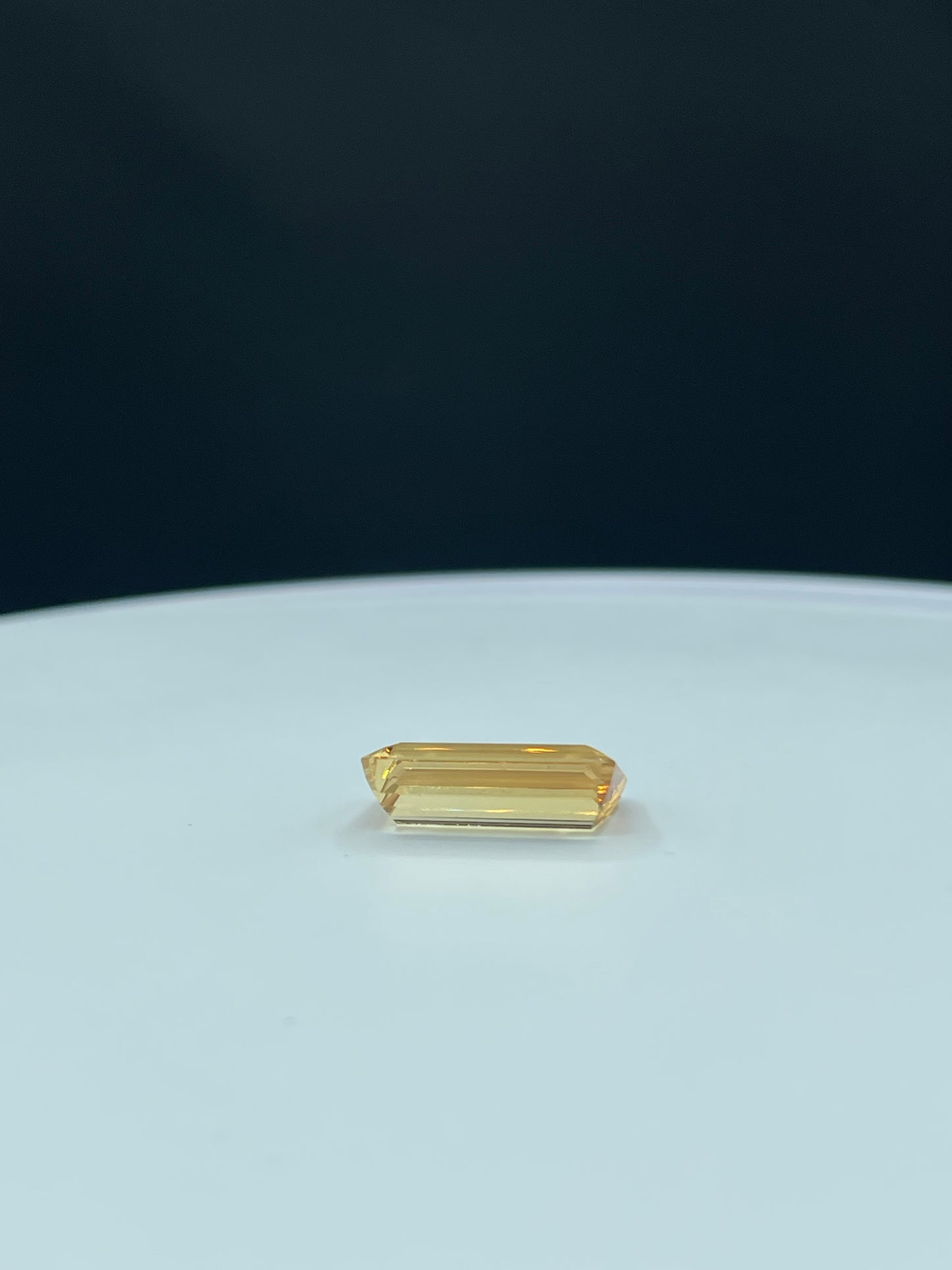 9.07 Carat Natural Imperial Topaz | Emerald Cut | 16.6x9.3x5.1 MM | Single Source Oro Pietro, Brazil