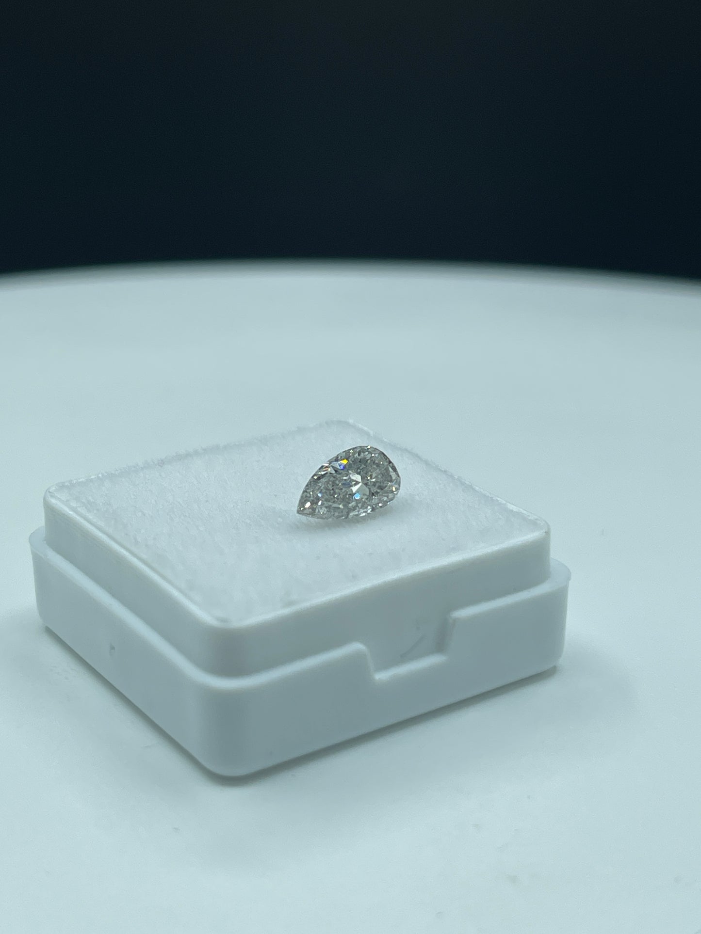 0.98 Carat Natural Earth Mined Pear Shape Loose Diamond - I1 Clarity, H Color, (8.8 x 5 x 3.5 MM)
