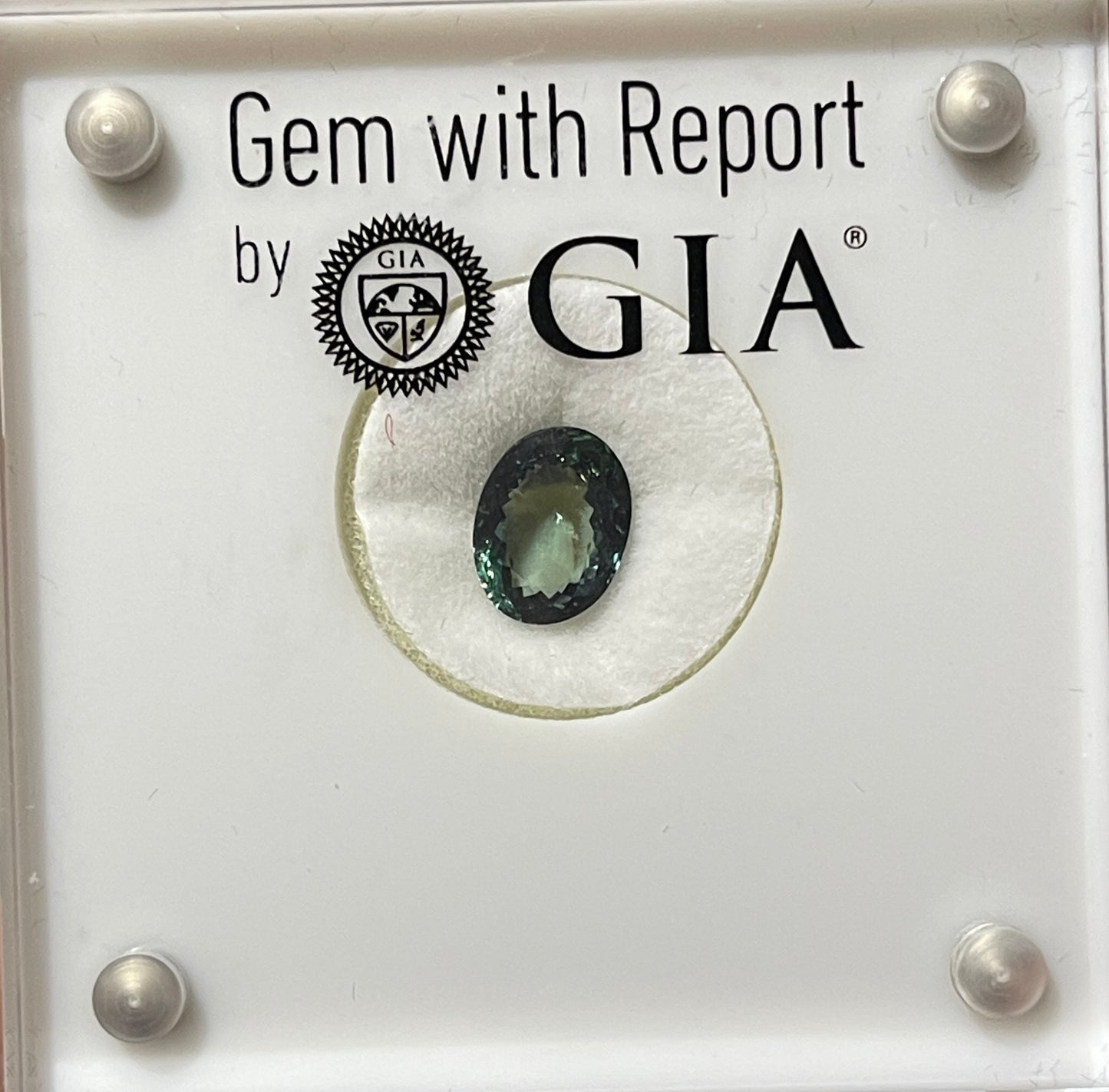 GIA Certified 2.33 Ct Natural Color Change Alexandrite Oval Loose Gemstone – Green to Violet