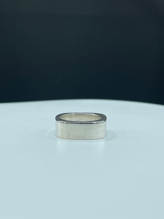 Solid Sterling Silver Unisex Ring - 13.5 Grams, Size 7.5