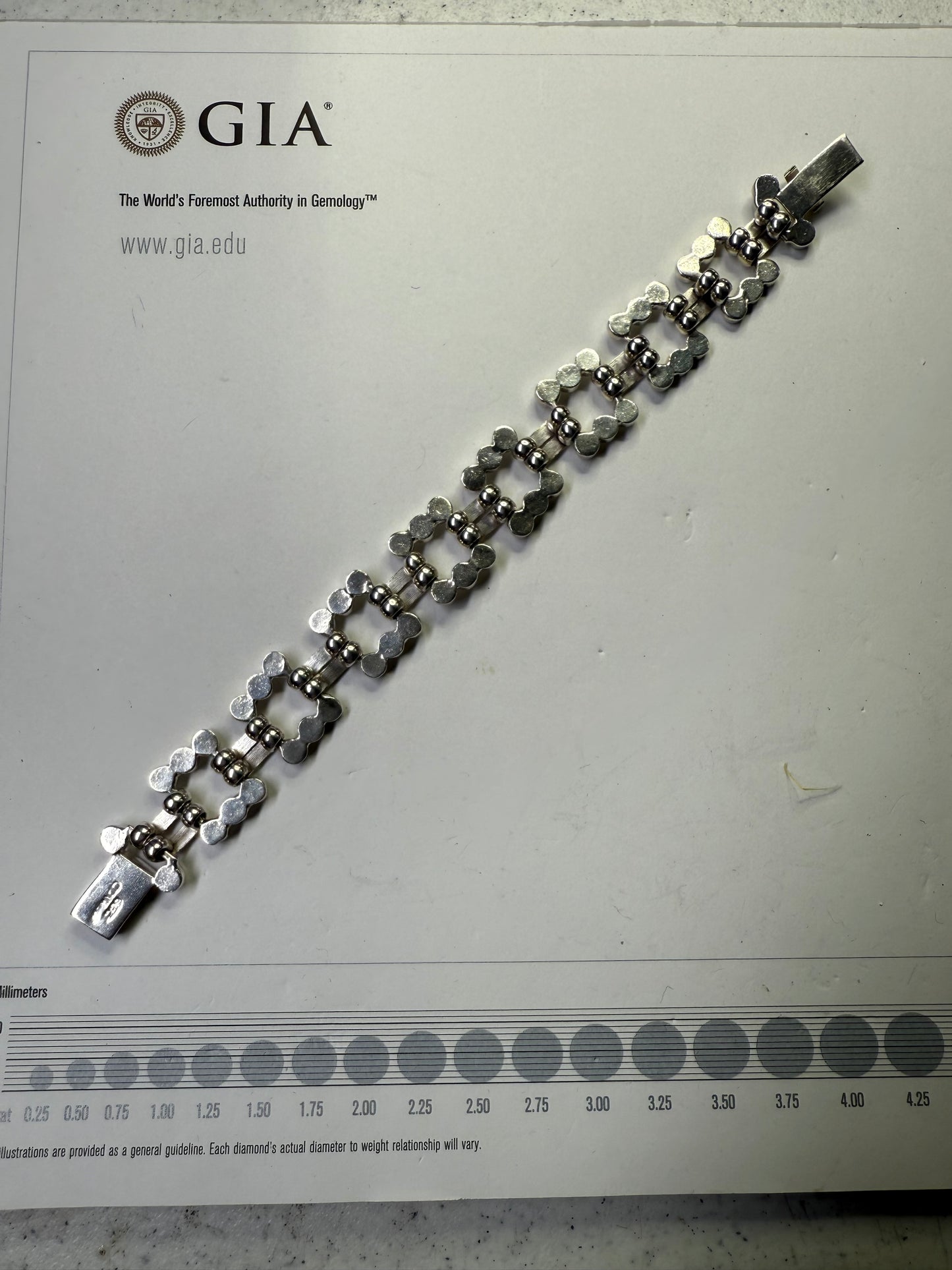 Handmade Sterling Silver Link Bracelet 925 Mexico | 45g Heavy Unisex Statement Jewelry
