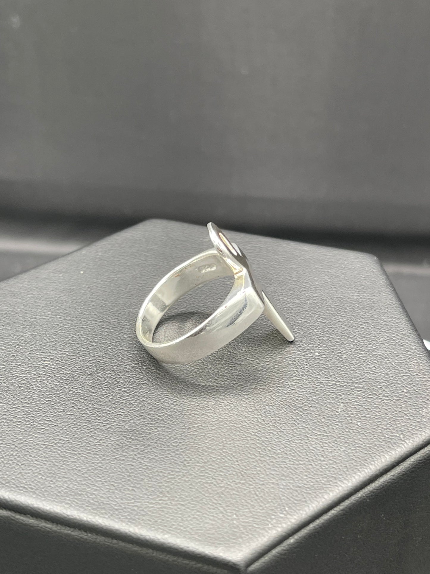 Ankh Cross Sterling Silver Ring (Size 11)