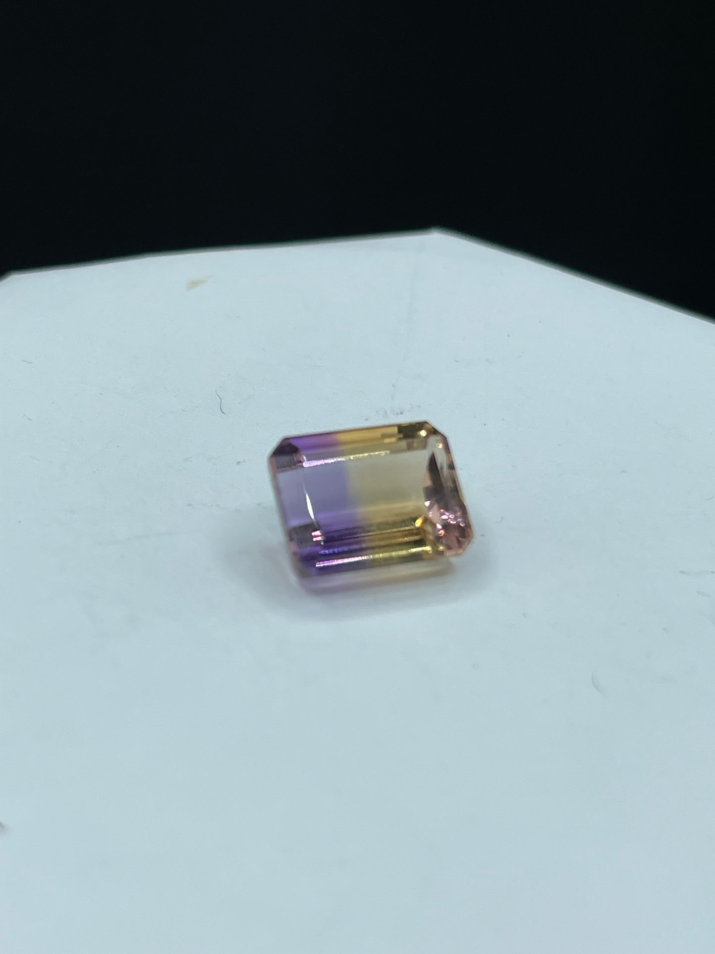 6.76 Carat Natural Ametrine Emerald Cut Loose Gemstone (11.3 x 8.7 x 6.5 MM)