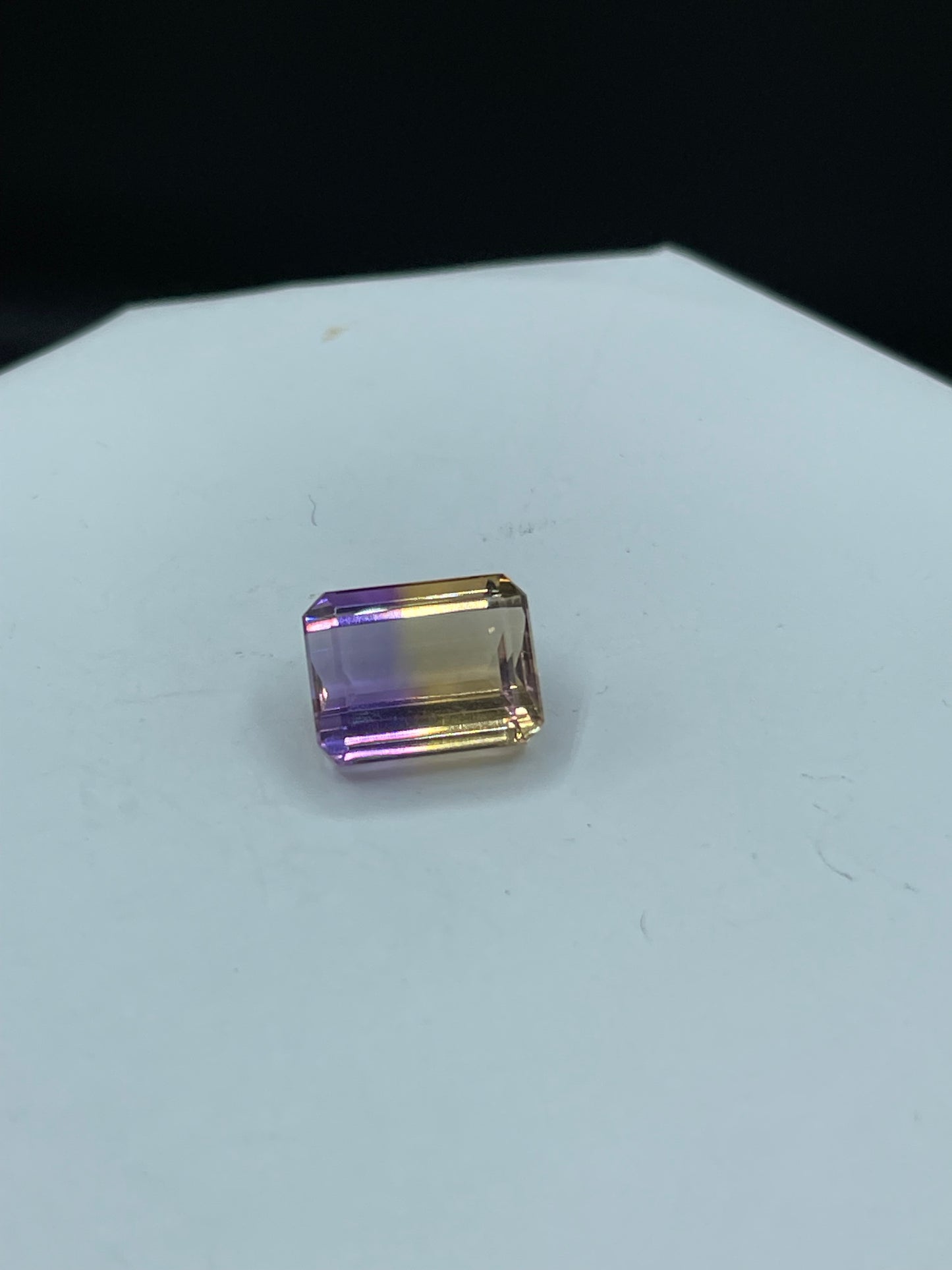 6.76 Carat Natural Ametrine Emerald Cut Loose Gemstone (11.3 x 8.7 x 6.5 MM)