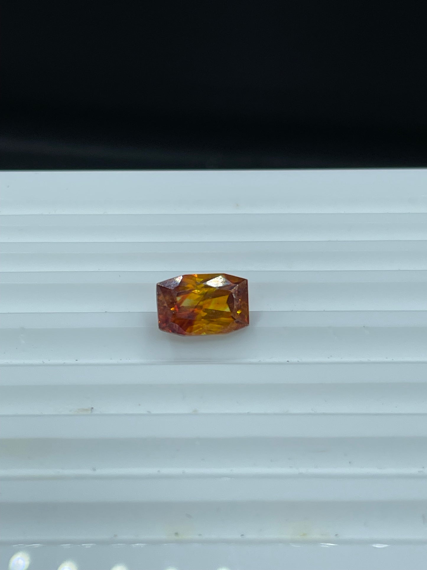 5.48 Carat Natural Spanish Sphalerite Emerald Cut Loose Gemstone (11.9 x 7.9 x 5.2 MM)