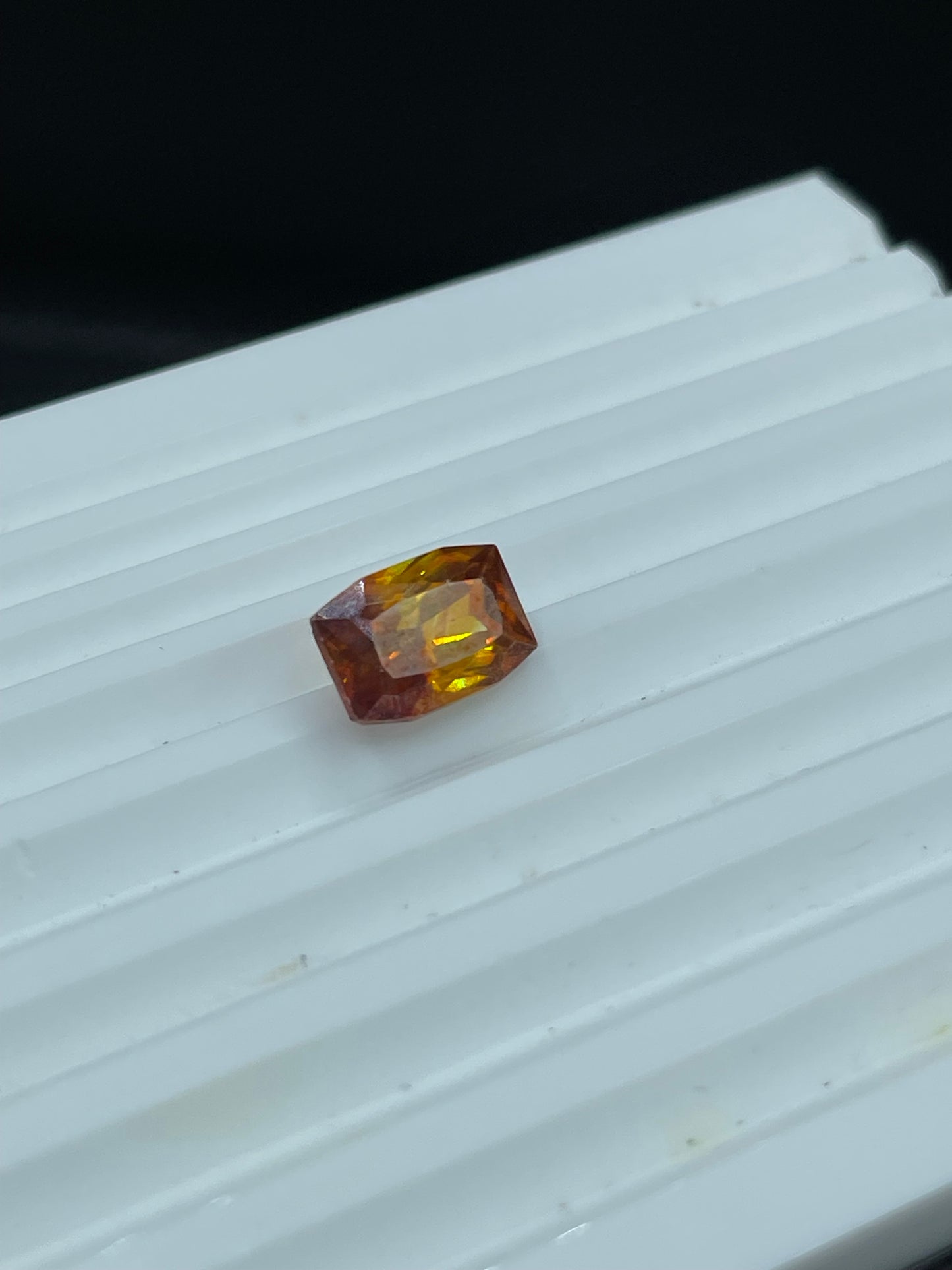 5.48 Carat Natural Spanish Sphalerite Emerald Cut Loose Gemstone (11.9 x 7.9 x 5.2 MM)