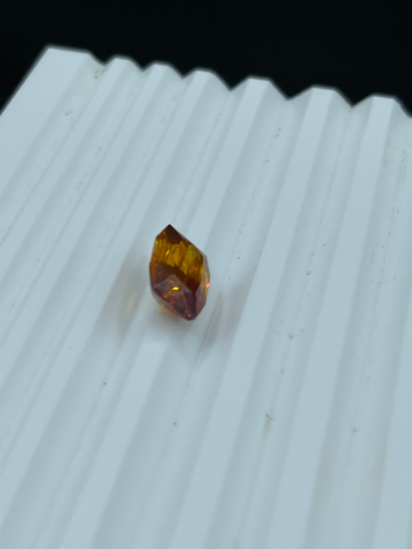 5.48 Carat Natural Spanish Sphalerite Emerald Cut Loose Gemstone (11.9 x 7.9 x 5.2 MM)