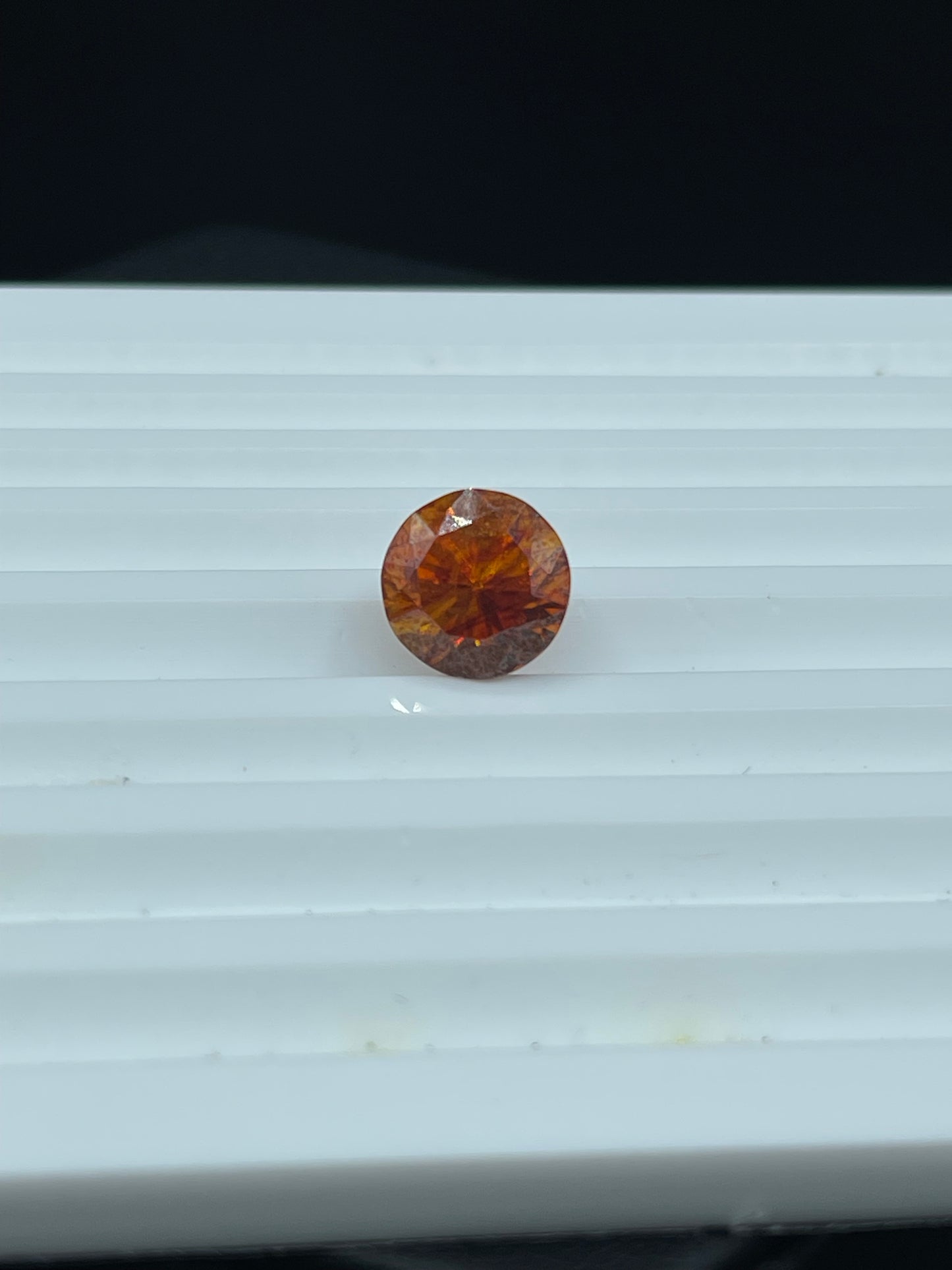 5.29 Carat Natural Spanish Sphalerite Round Cut Loose Gemstone (9.8 x 9.8 x 7.4 MM)