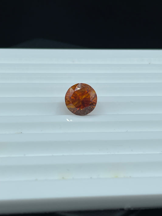 5.29 Carat Natural Spanish Sphalerite Round Cut Loose Gemstone (9.8 x 9.8 x 7.4 MM)