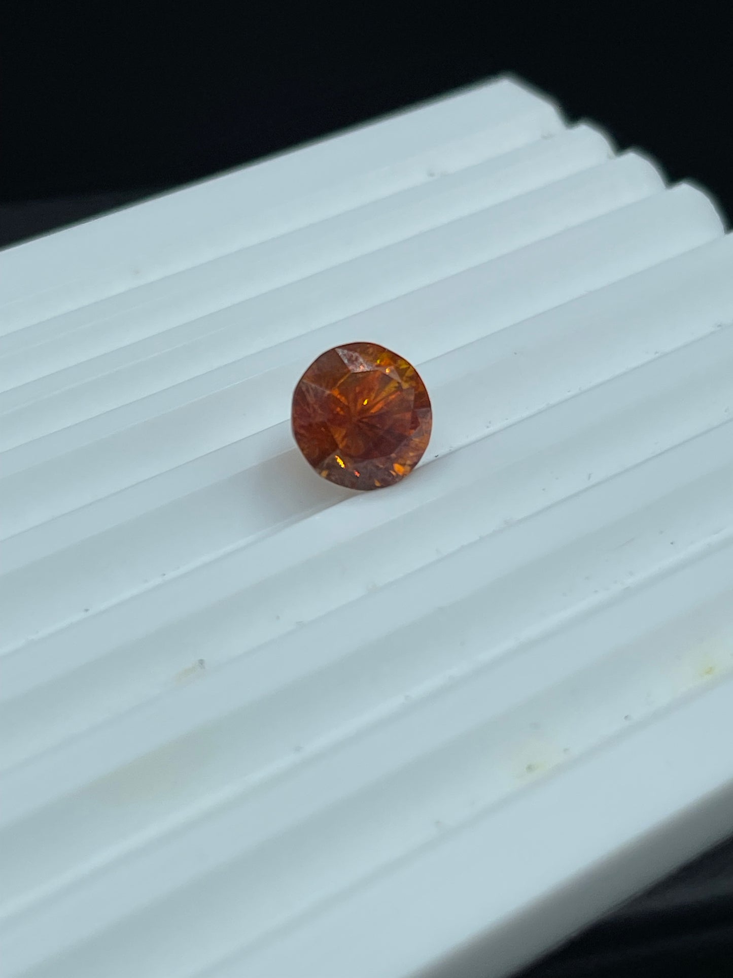 5.29 Carat Natural Spanish Sphalerite Round Cut Loose Gemstone (9.8 x 9.8 x 7.4 MM)