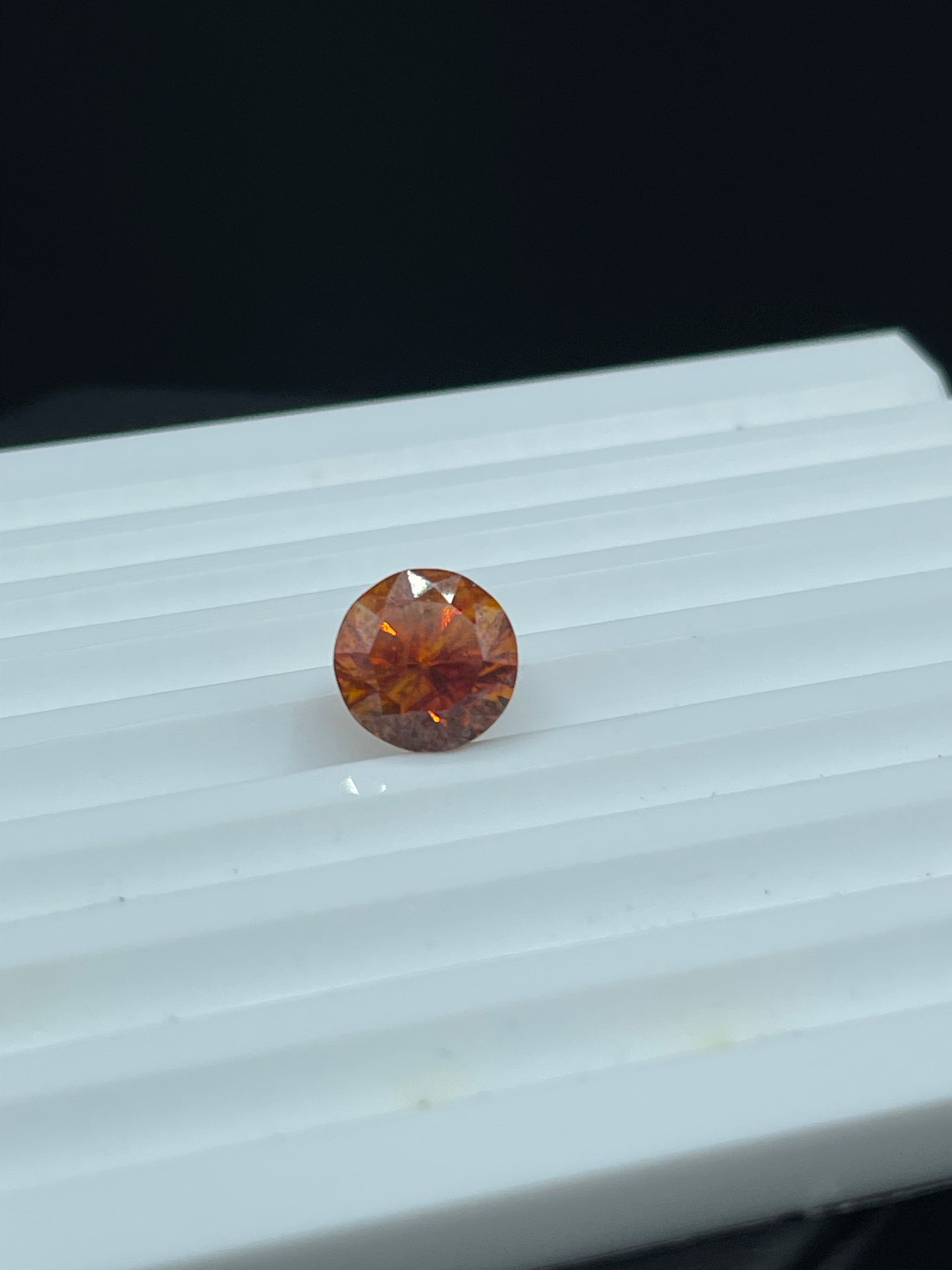5.29 Carat Natural Spanish Sphalerite Round Cut Loose Gemstone (9.8 x 9.8 x 7.4 MM)