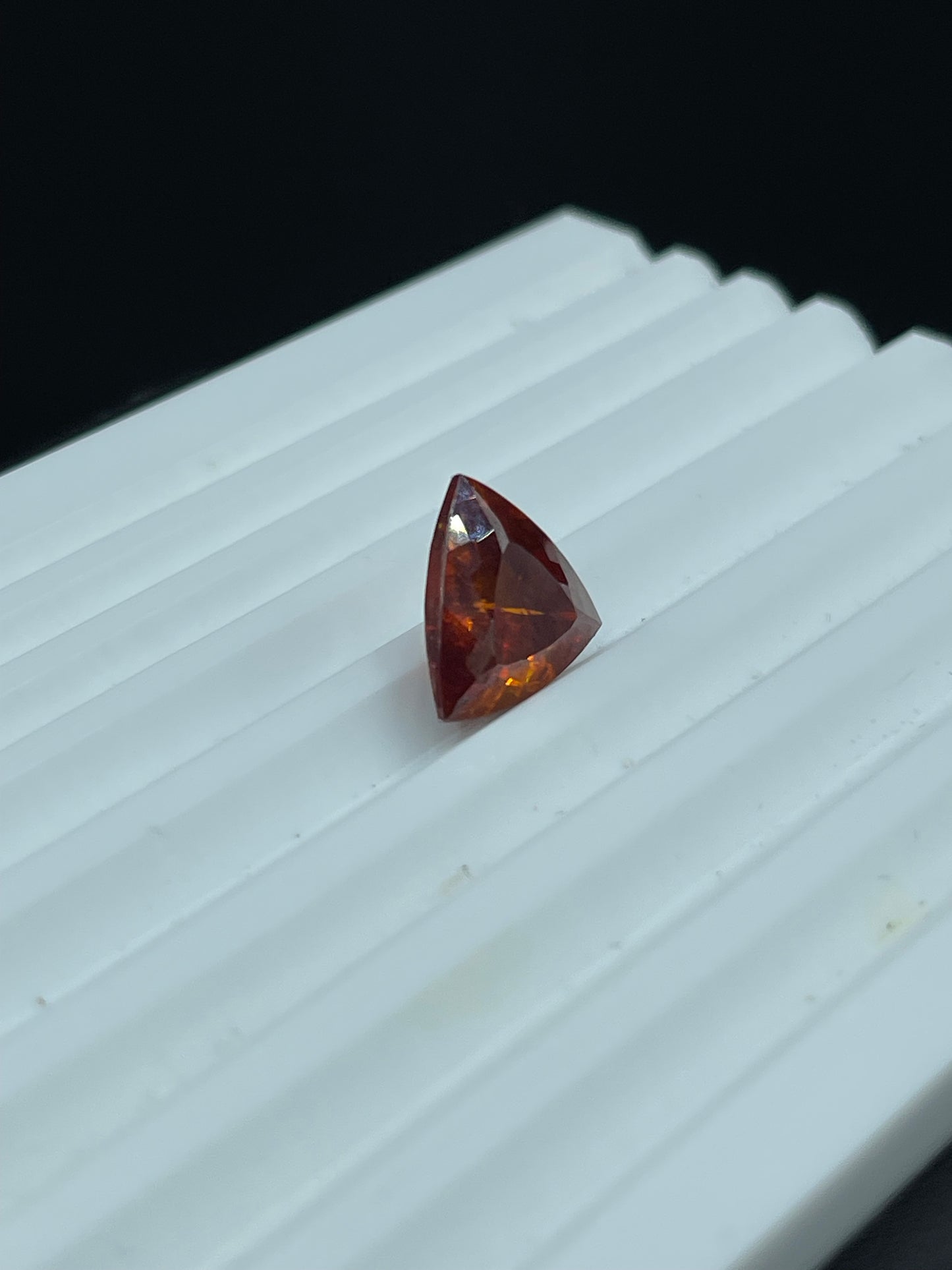 8.62 Carat Natural Spanish Sphalerite Trillion Cut Loose Gemstone (12.7 x 12.7 x 7.3 MM)