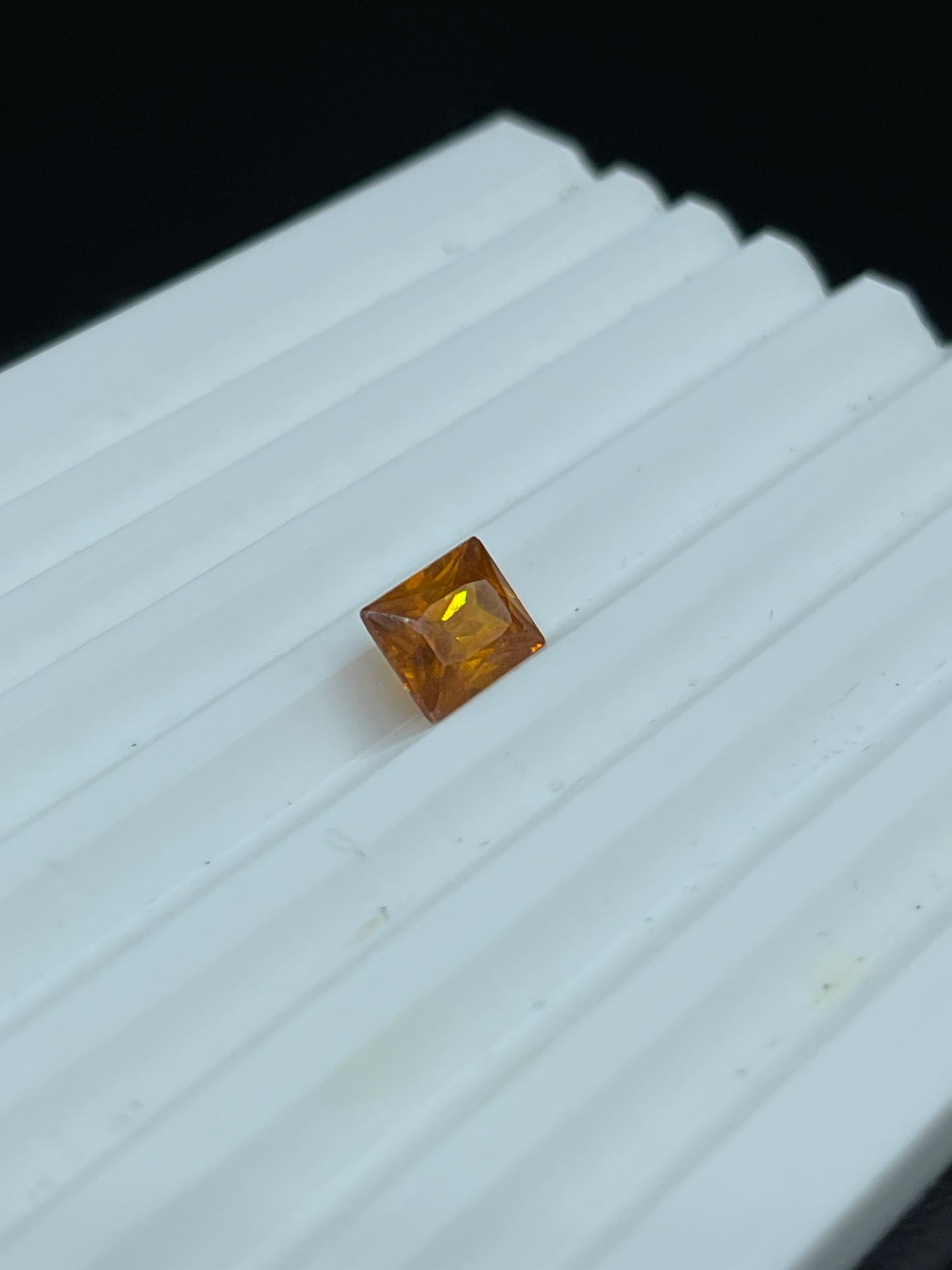 3.31 Carat Natural Spanish Sphalerite Emerald Cut Loose Gemstone ( 9.2 x 6.9 x 5.0 MM)