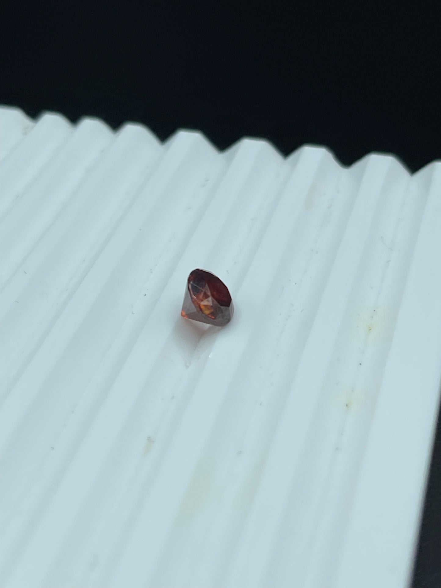 2.16 Carat Natural Spanish Sphalerite Round Cut Loose Gemstone ( 6.9 x 6.9 x 5.6 MM)