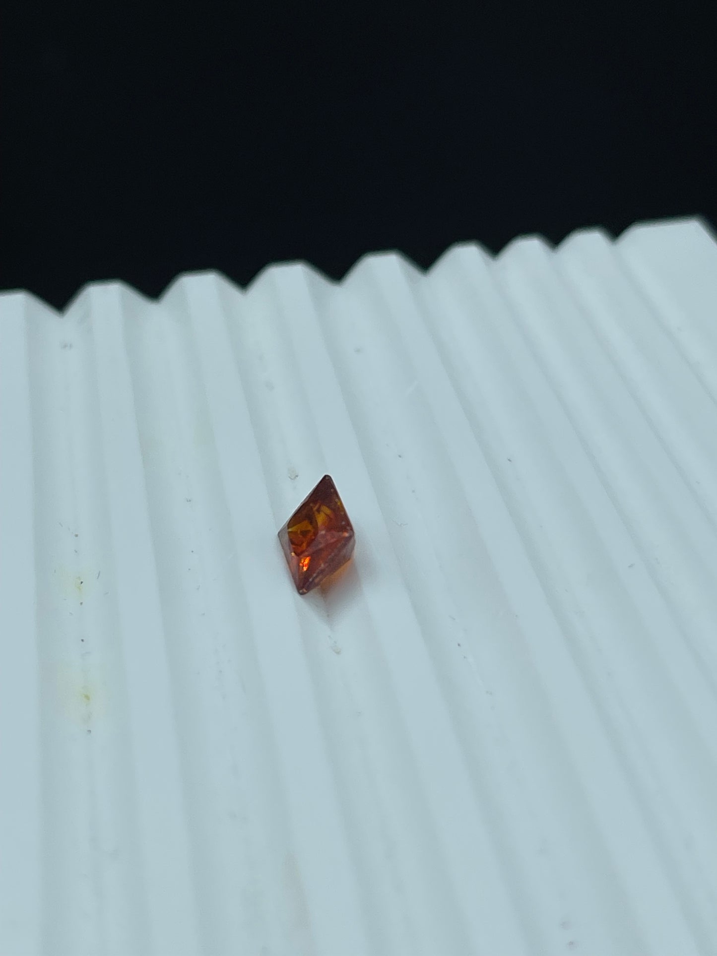 2.43 Carat Natural Spanish Sphalerite Emerald Cut Loose Gemstone (7.6 x 6.3 x 4.5 MM)