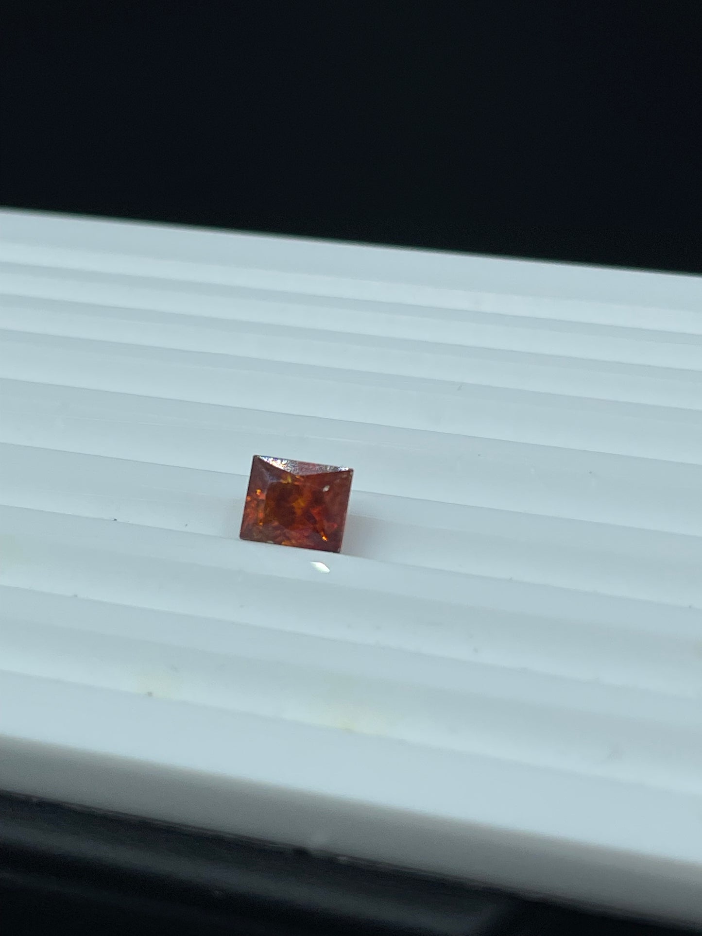 2.43 Carat Natural Spanish Sphalerite Emerald Cut Loose Gemstone (7.6 x 6.3 x 4.5 MM)