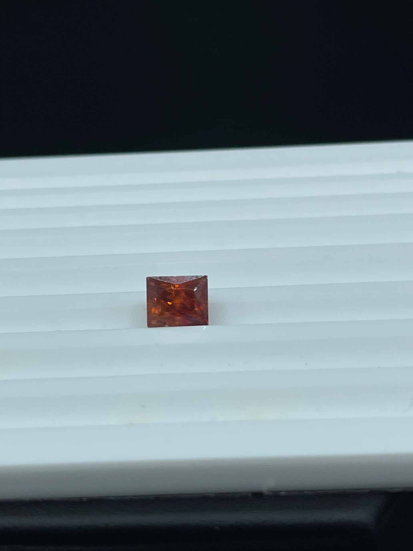 2.43 Carat Natural Spanish Sphalerite Emerald Cut Loose Gemstone (7.6 x 6.3 x 4.5 MM)