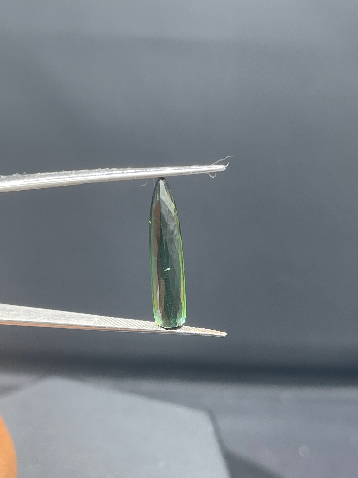 4.95 Carat Natural Green Tourmaline Fancy Cut Loose Gemstone (25.2 x 5.1 x 3.9 MM)