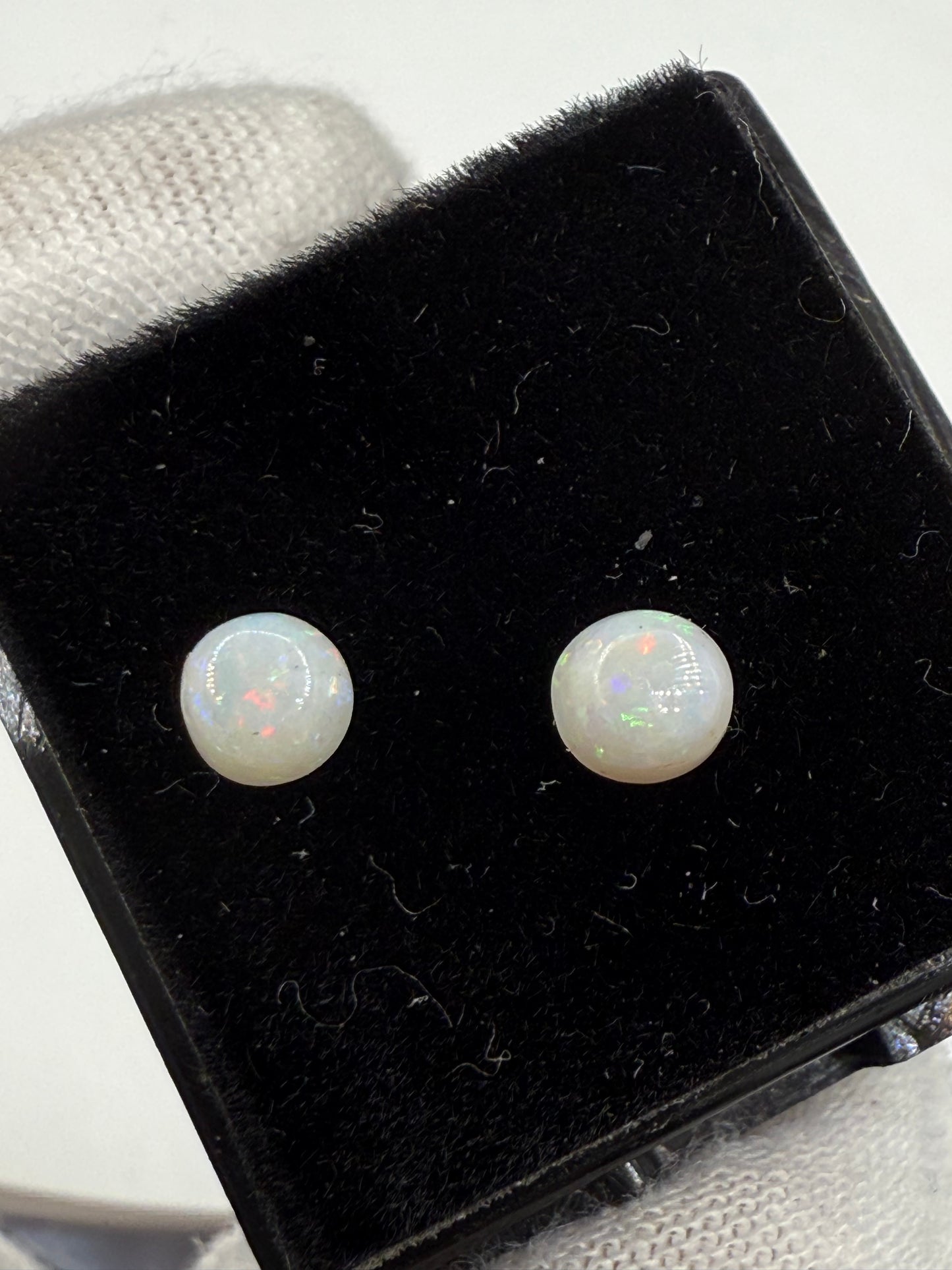 Natural Matching Australian Opal Cabochons | 0.55 Carats | 4.25 MM Round