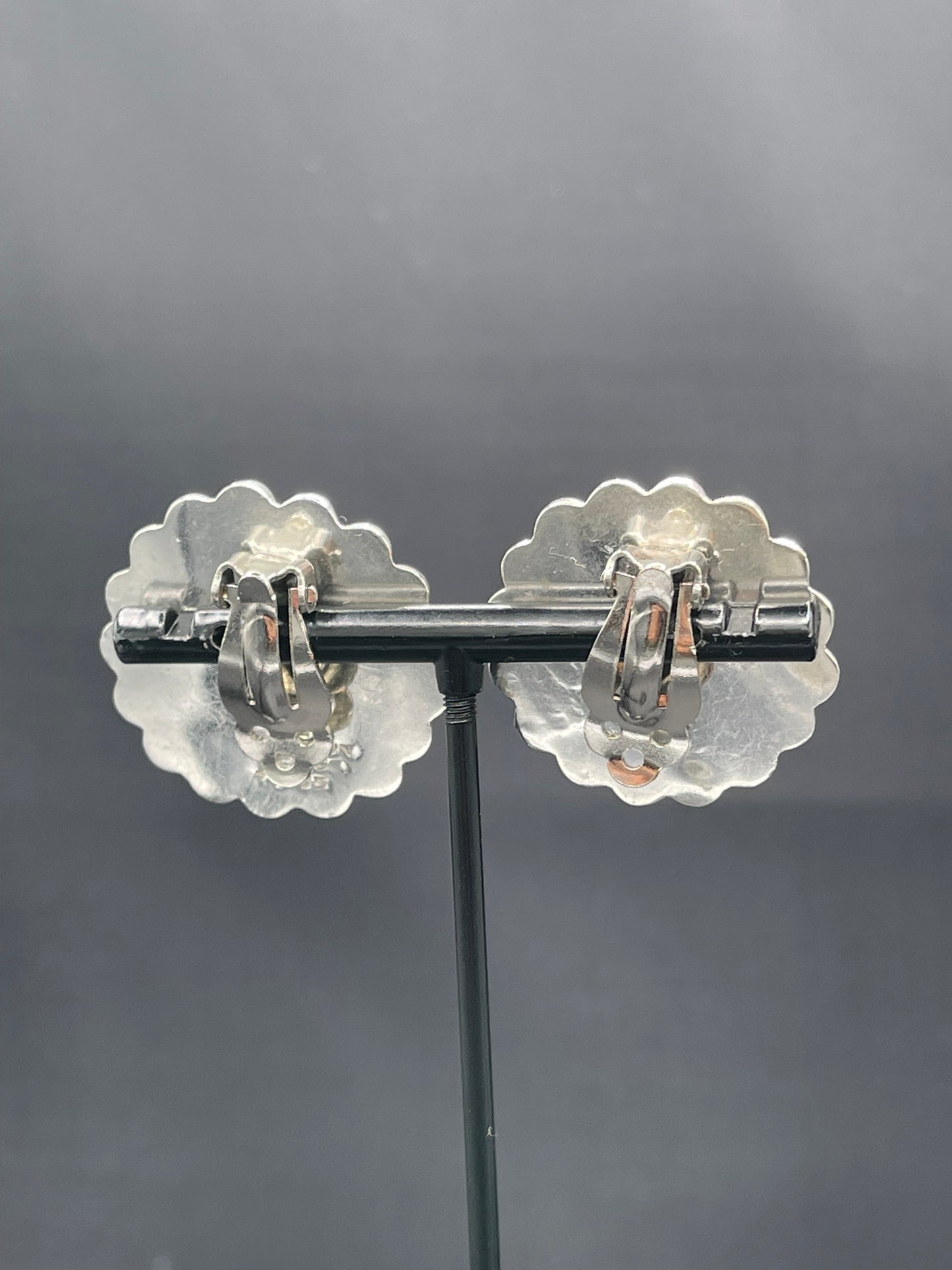 Solid Sterling Silver Vermeil Clip On Earrings