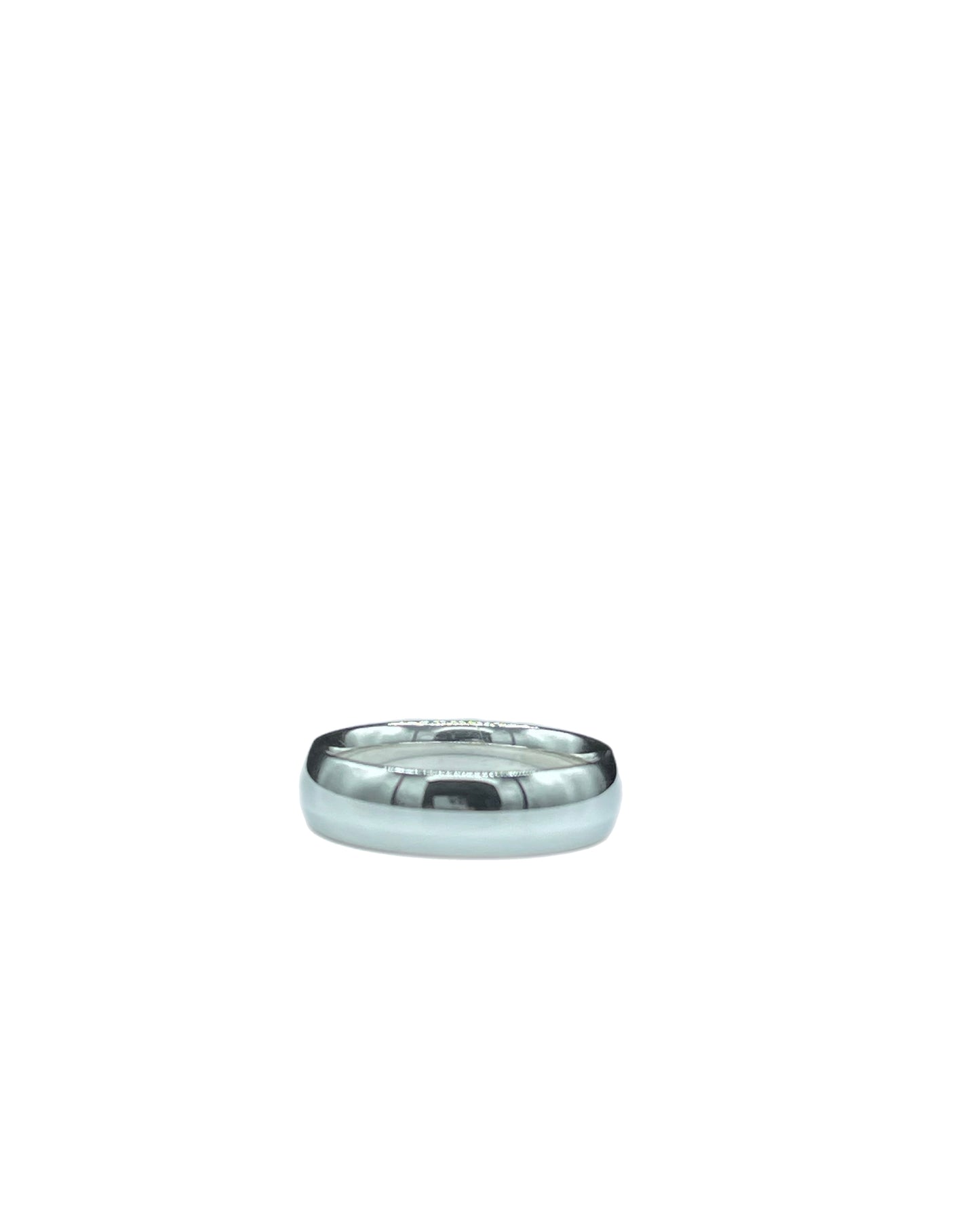 Solid Sterling Silver Wedding Band Ring (Size 10)