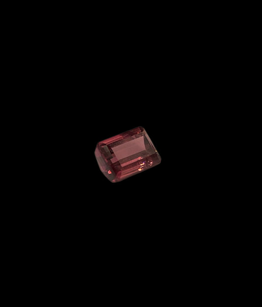 4.98 Carat Natural Rubellite Tourmaline Emerald Cut Loose Gemstone (10.8 x 7.8 x 5.7 MM)