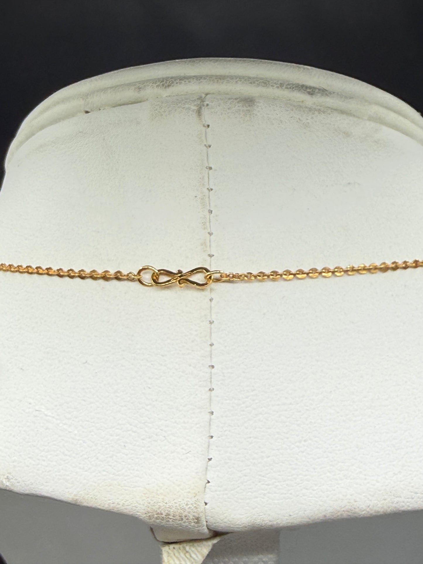 Vintage Italian Tri-Color 18K Gold Cross Pendant + 18K Chain | Yellow, White & Rose Gold | 17.75” Chain