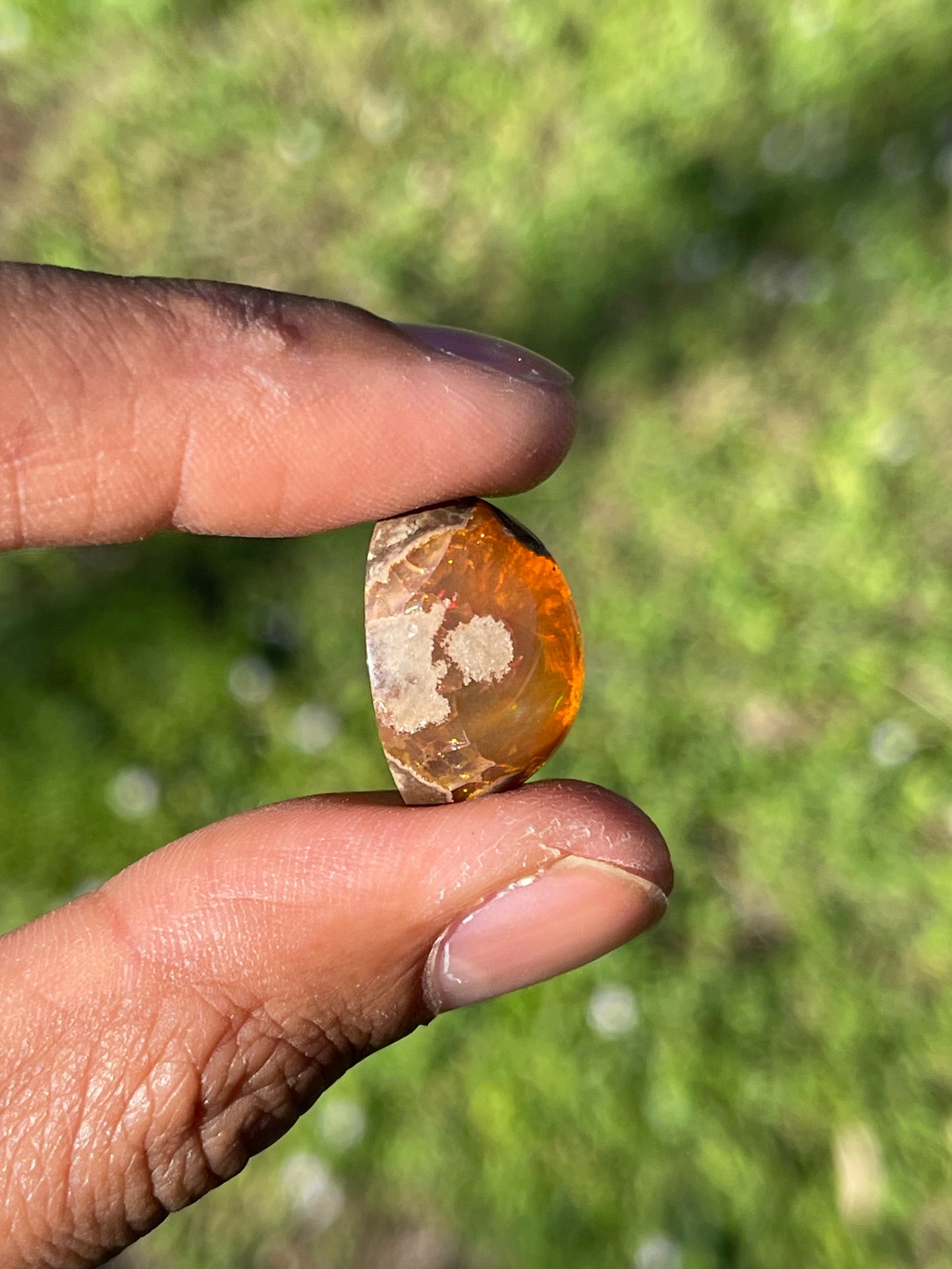 25.00 Carat Natural Mexican Opal Cabochon Cut Loose Gemstone (21.8 x 16 x 11.8 MM)