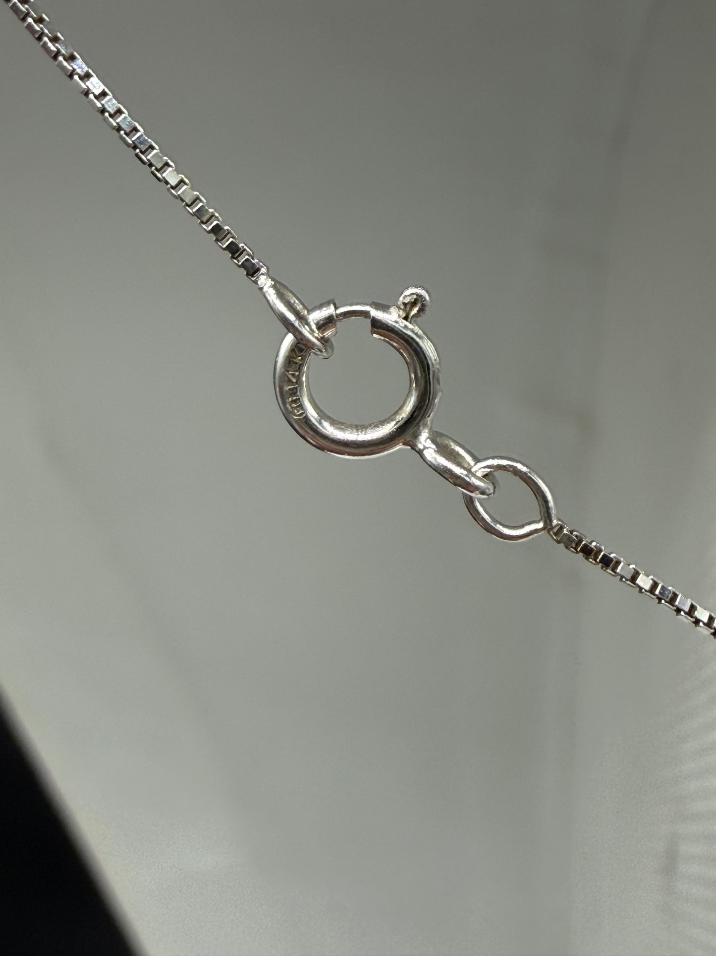 Natural Diamond Pendant 14k White Gold Necklace 0.59ct | Halo Drop | 18” Chain