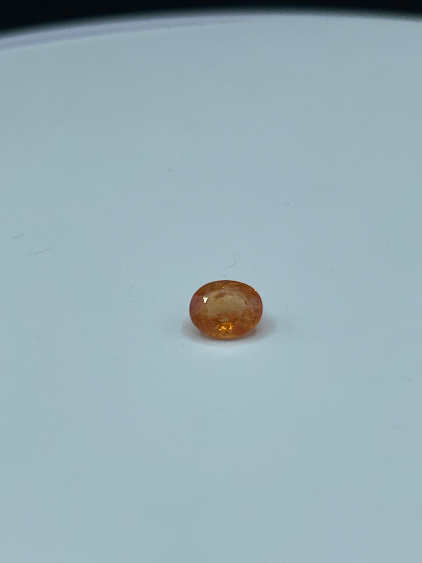 2.27 Carat Natural Mandarin Spessartite Garnet Oval Cut Loose Gemstone (8.0 x 6.6 x 4.1 MM)