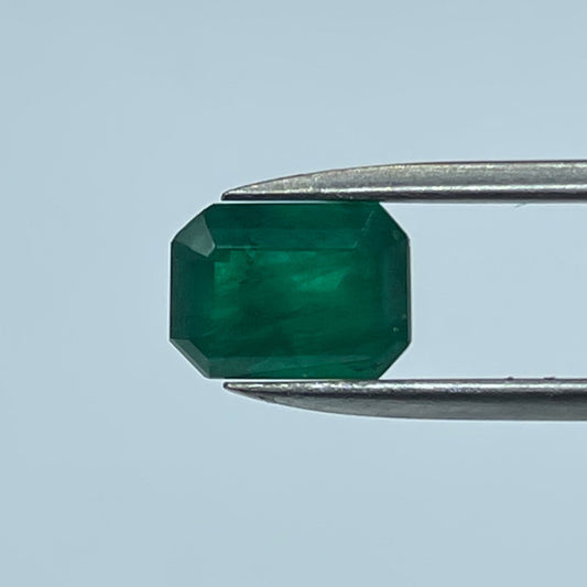 2.94 Carat Natural Emerald Emerald-Cut Loose Gemstone (9.8 x 7.1 x 5.4 MM)