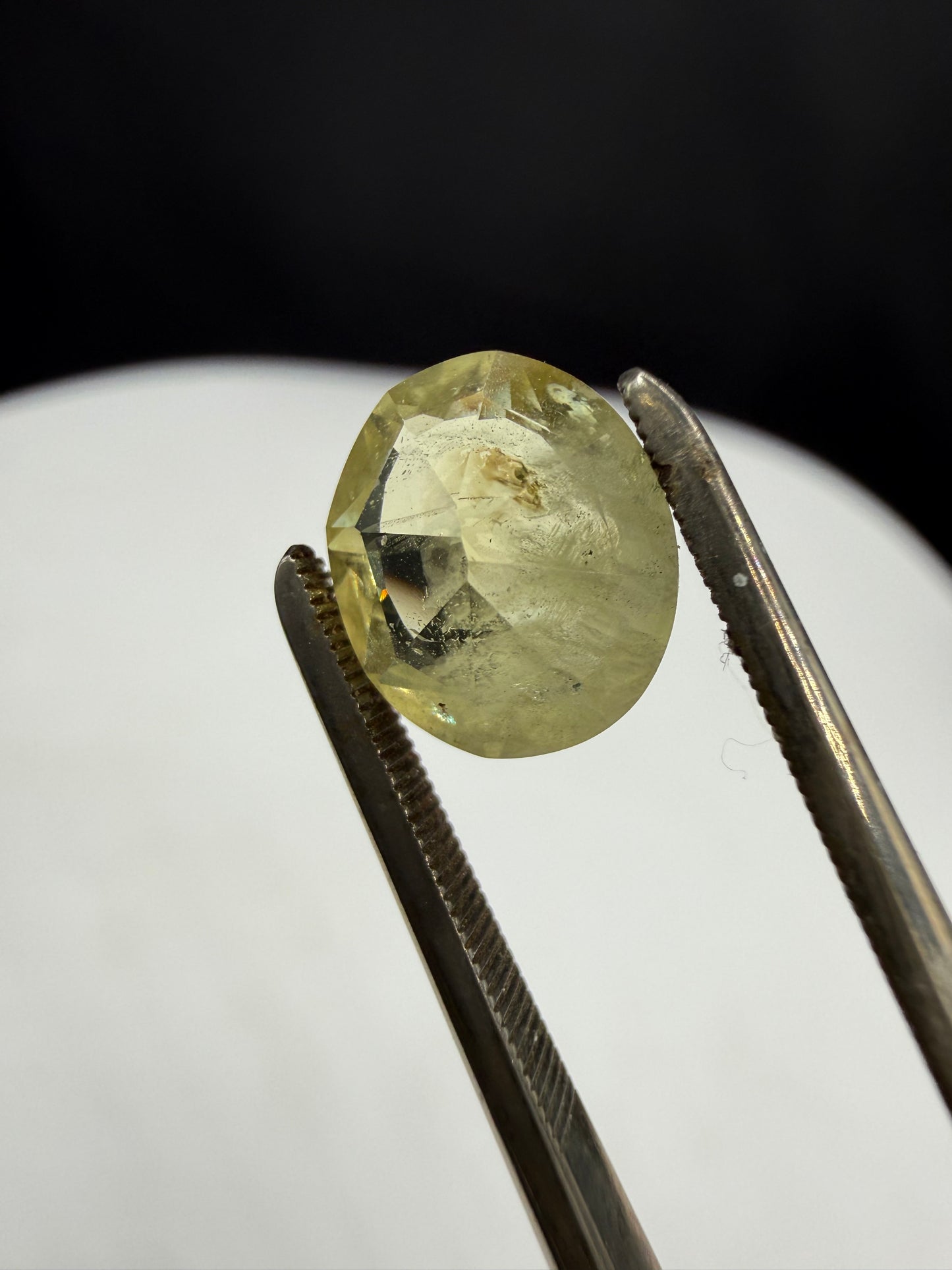 2.58ct Natural Unheated Ceylon Yellow Sapphire Oval Cut Loose Gemstone