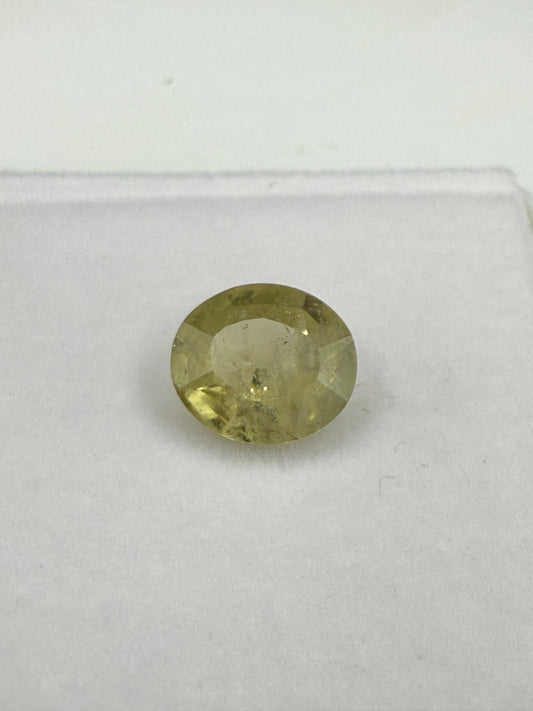 2.58ct Natural Unheated Ceylon Yellow Sapphire Oval Cut Loose Gemstone