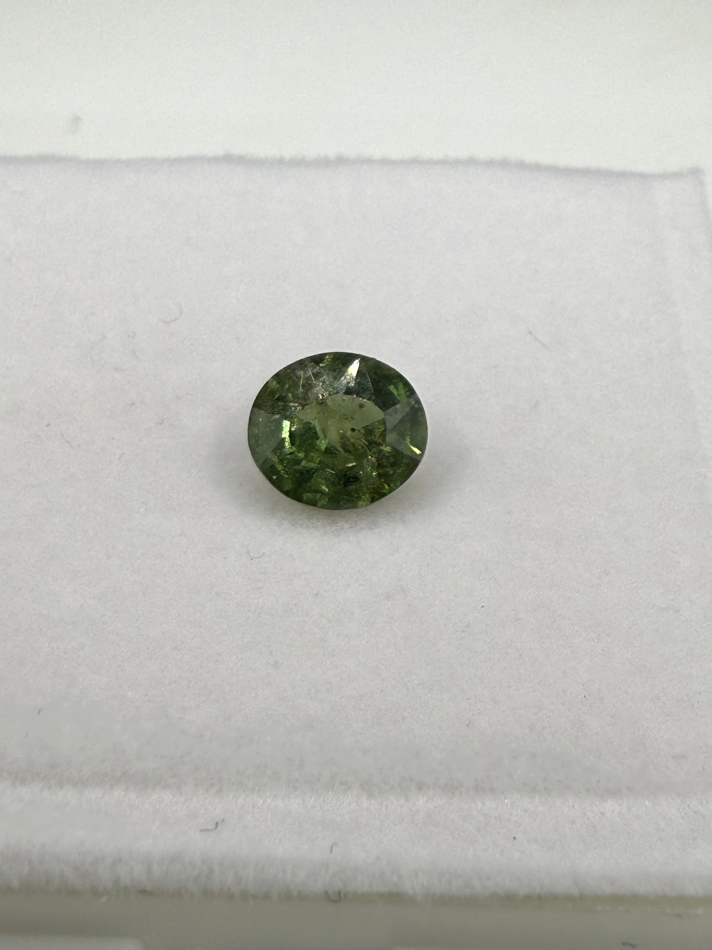 1.29ct Natural Unheated Ceylon Green Sapphire Oval Cut Loose Gemstone