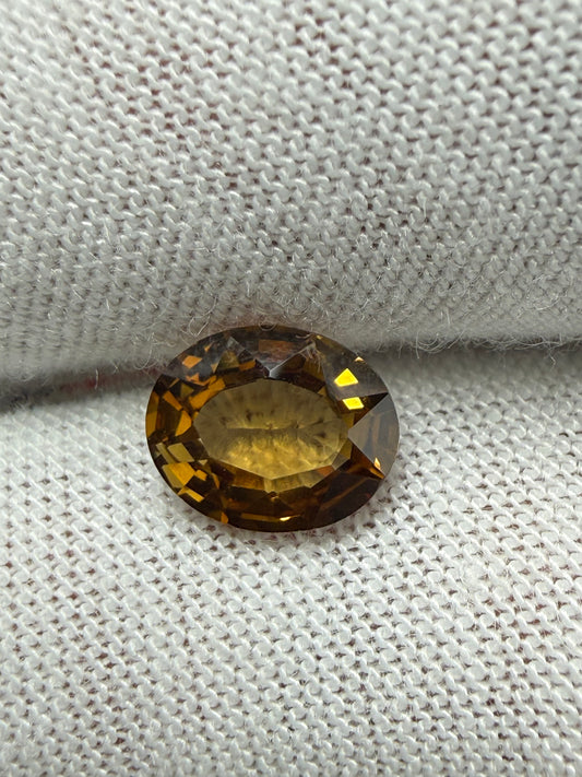 1.80ct Natural Unheated Ceylon Golden Yellow Sapphire Oval Cut Loose Gemstone