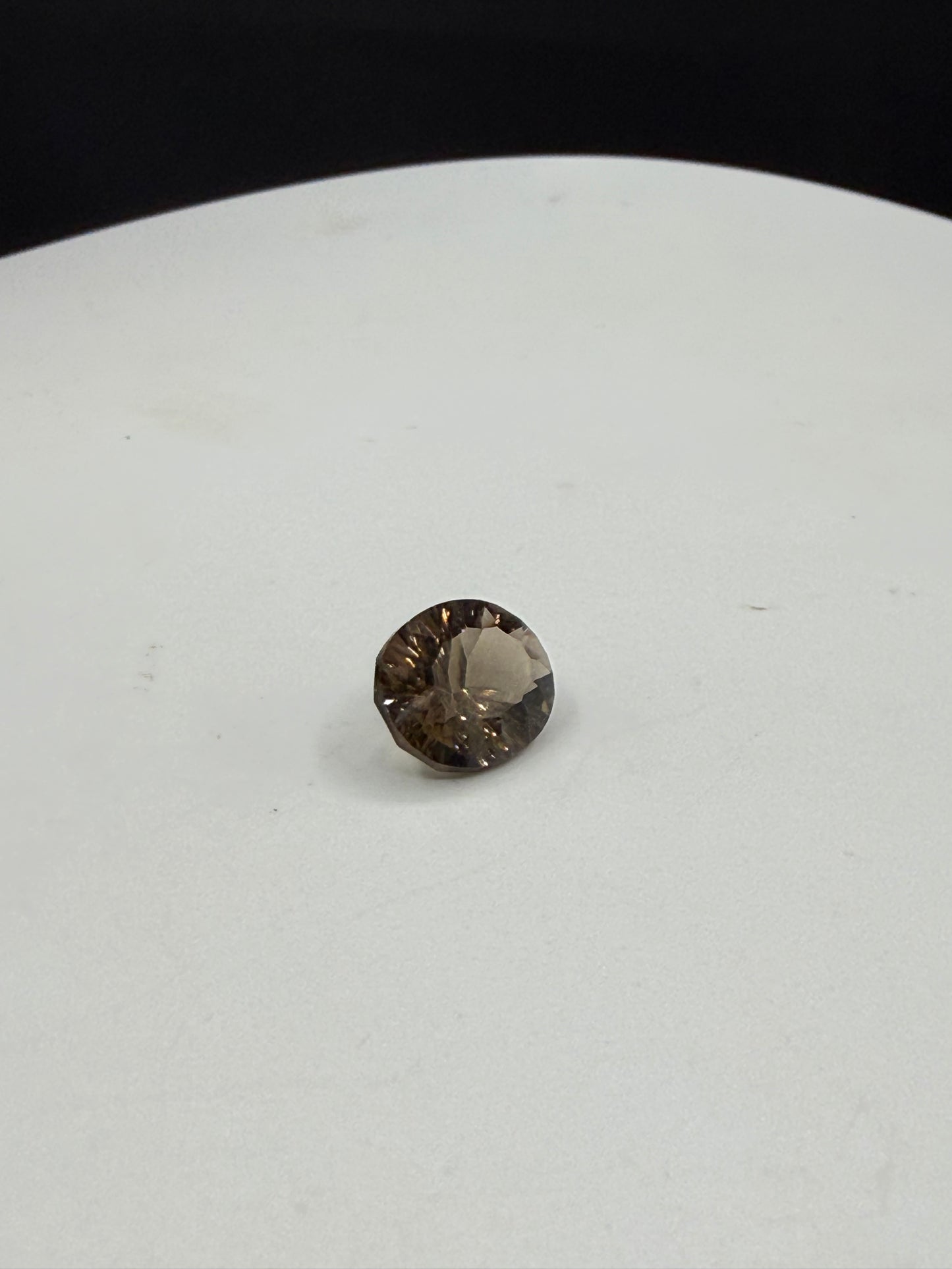Natural Smoky Quartz Master Concave Oval Cut Loose Gemstone | Flawless | 2.33ct 10x8mm