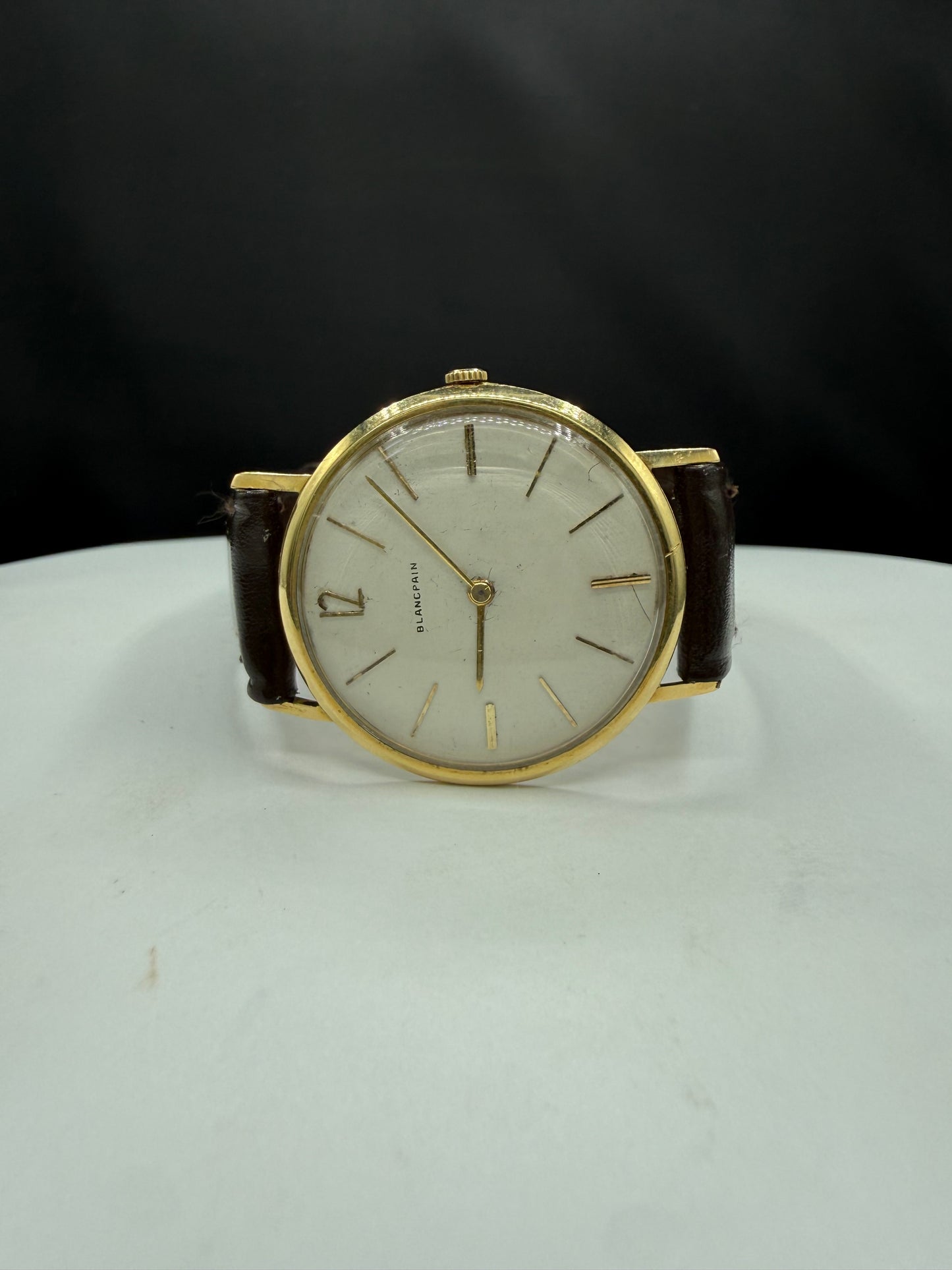 Vintage Blancpain Villeret Rayville 18k Gold Ultra Slim 17J Manual Wind Watch | 33mm