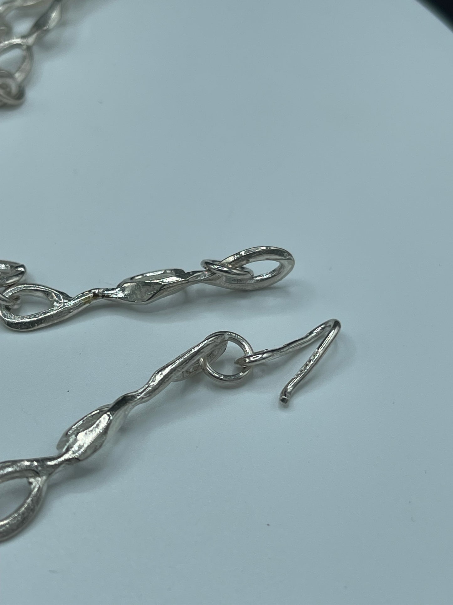Fancy Designer Sterling Silver Chain Necklace (24.5 Inches) (29.8 Grams)
