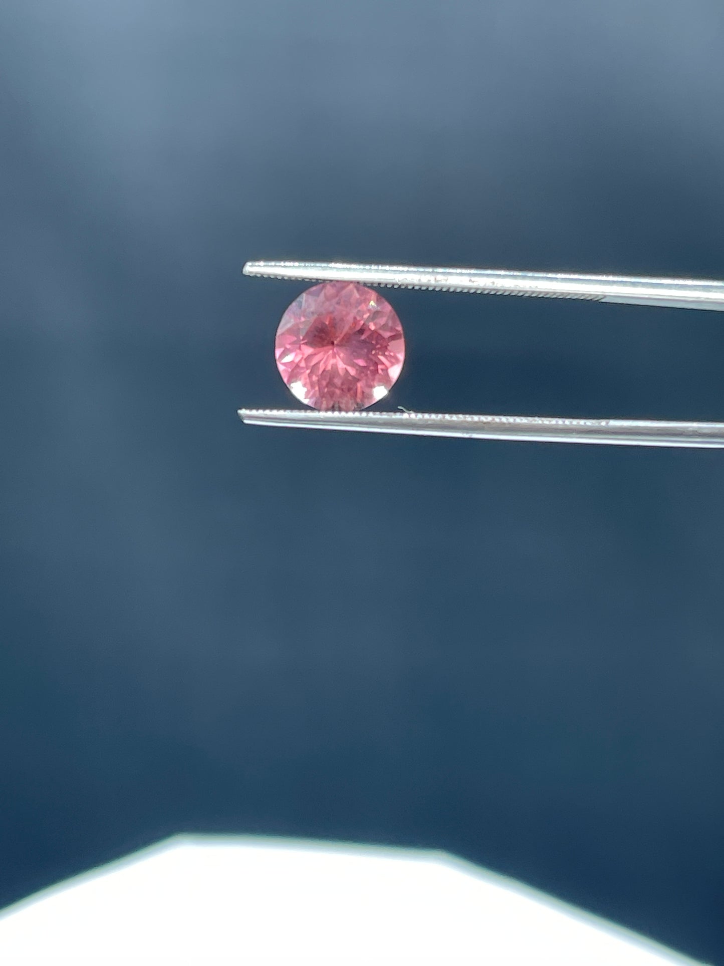 2.05 Carat Natural Rubellite Tourmaline Round Cut Loose Gemstone (8.44 x 8.44 x 5.40 MM)
