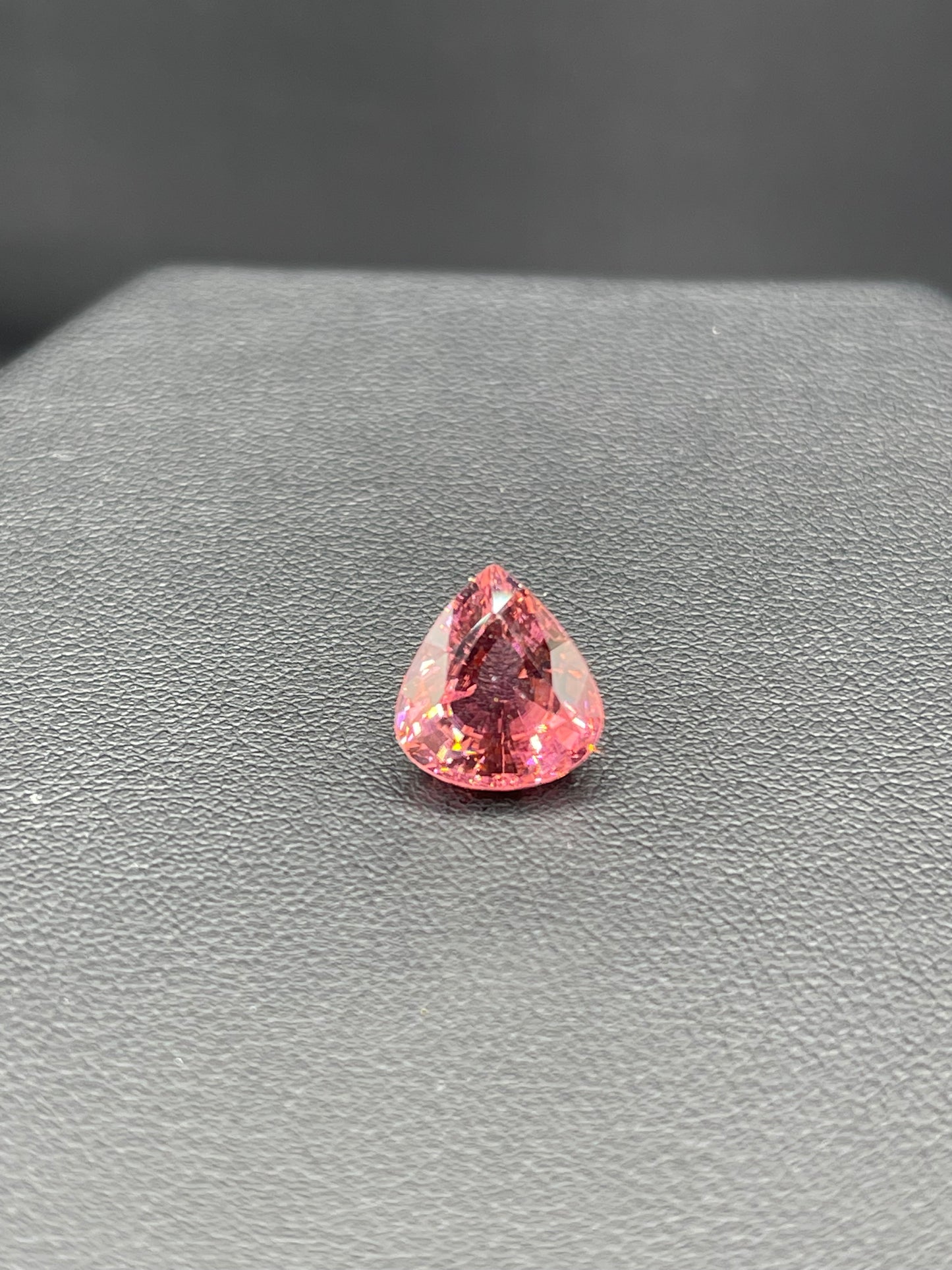 4.74 Carat Natural Rubellite Tourmaline Pear Cut Loose Gemstone (11.14 x 10.01 x 7.10 MM)