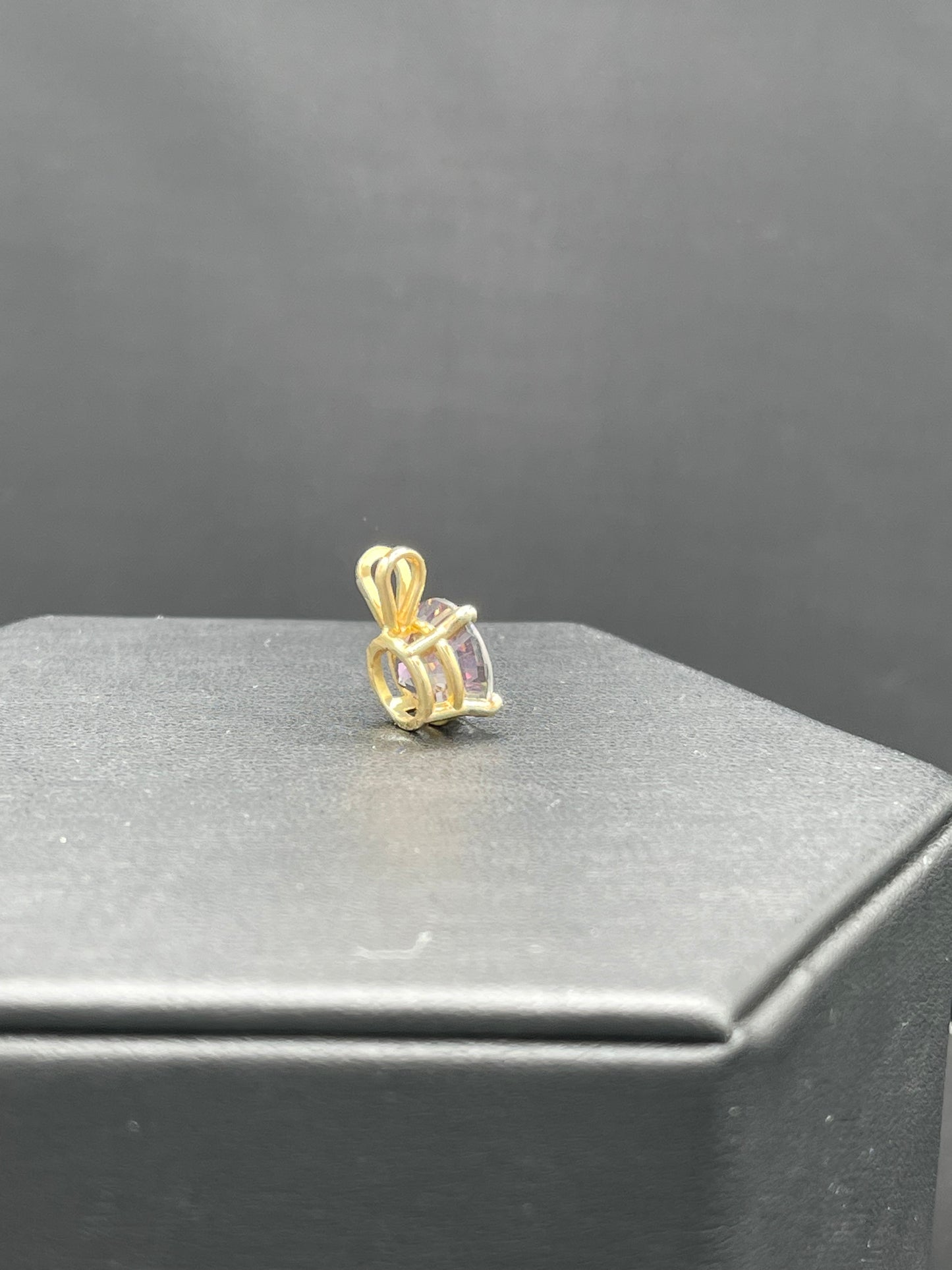 4.57 Carat Green Mystic Topaz 14k Yellow Gold Pendant