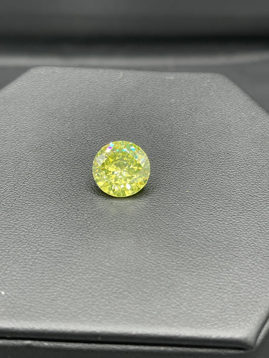 10.16 Carat Color Changing Cubic Zirconia Loose Gemstone