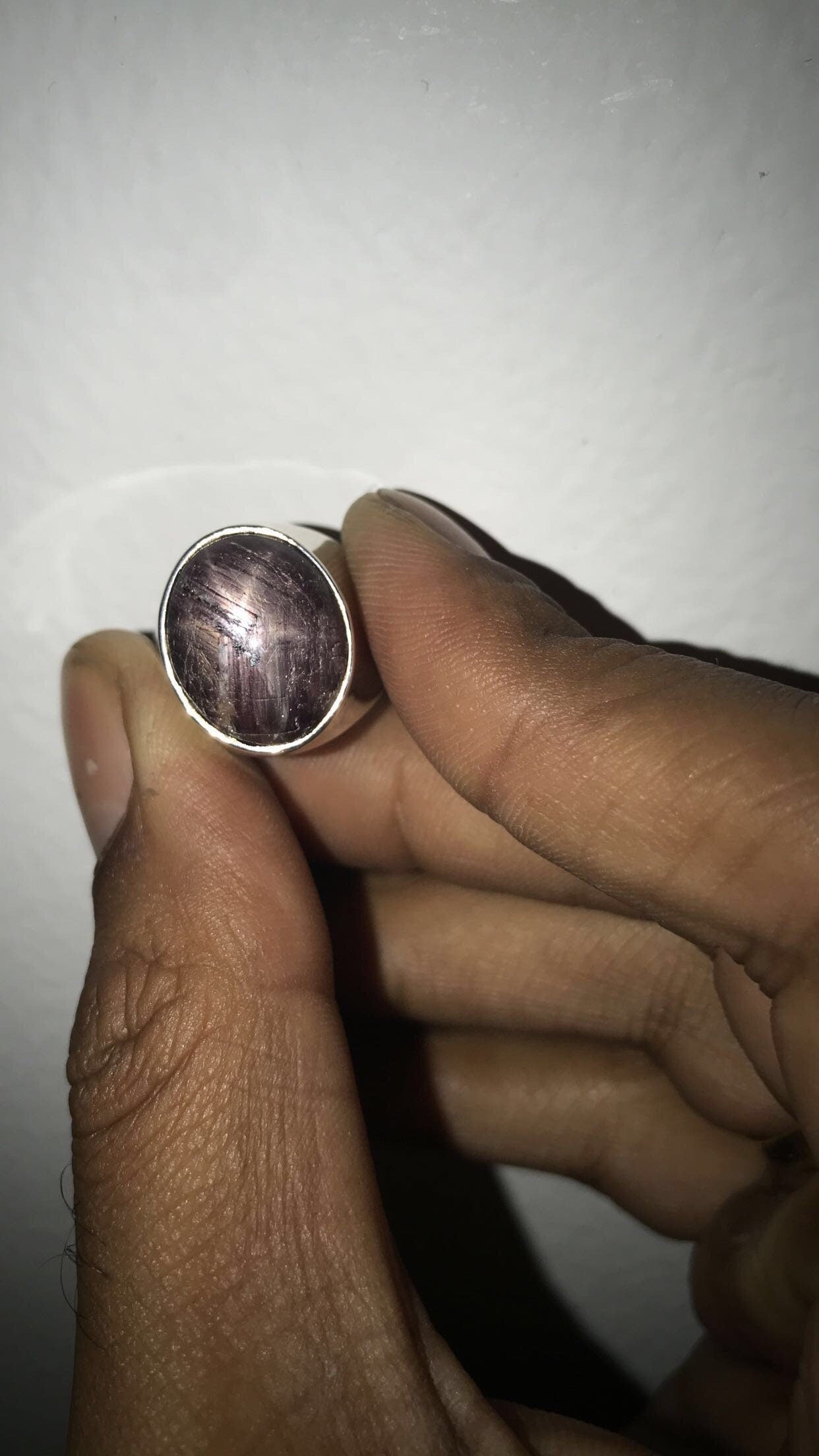 Natural Star Ruby Ring (Size 8)