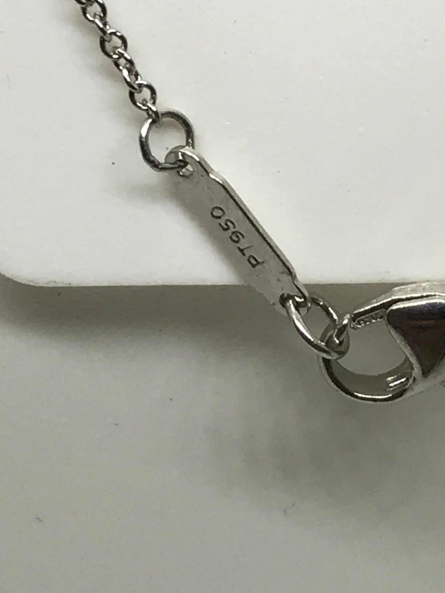 GIA Certified Tiffany & Co. Pink Sapphire And Diamond Platinum Necklace